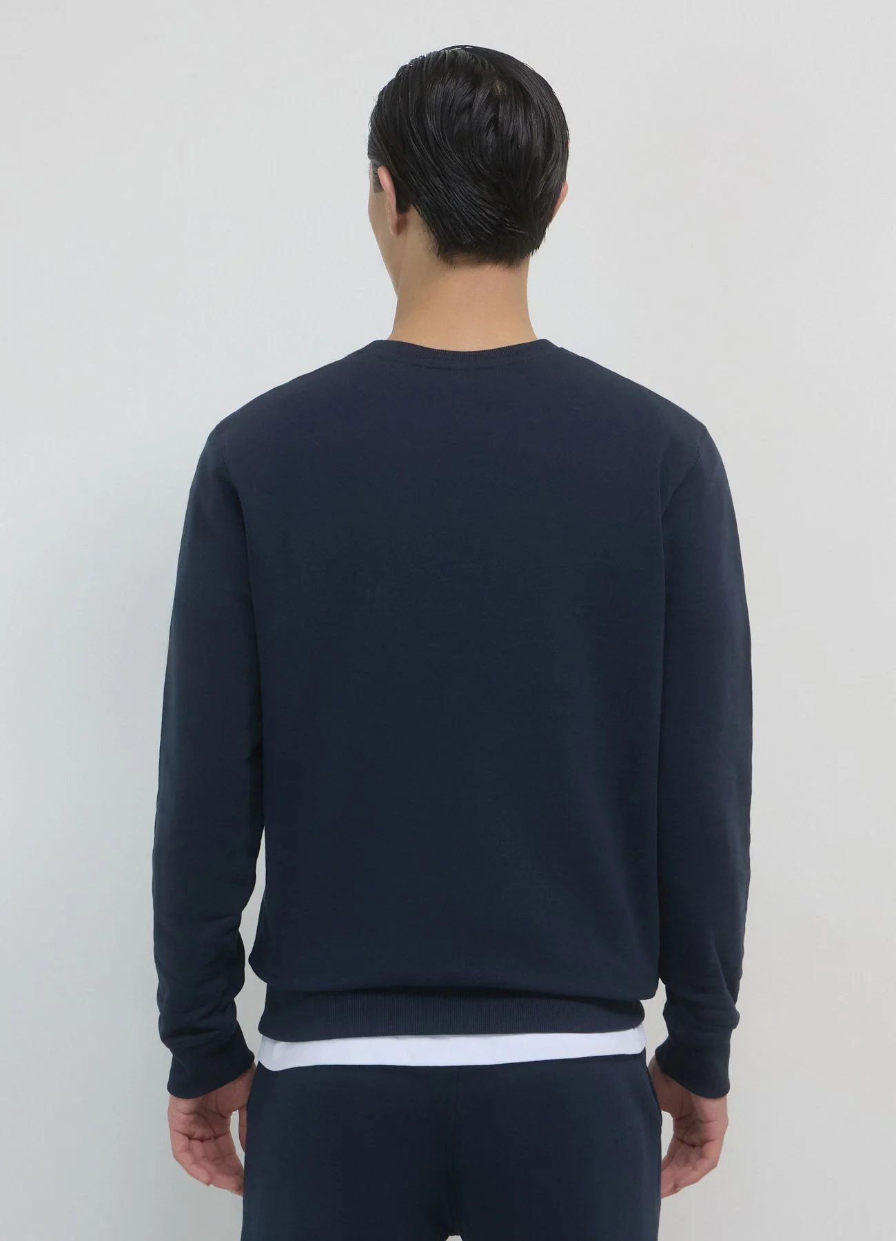 Felpa basic girocollo