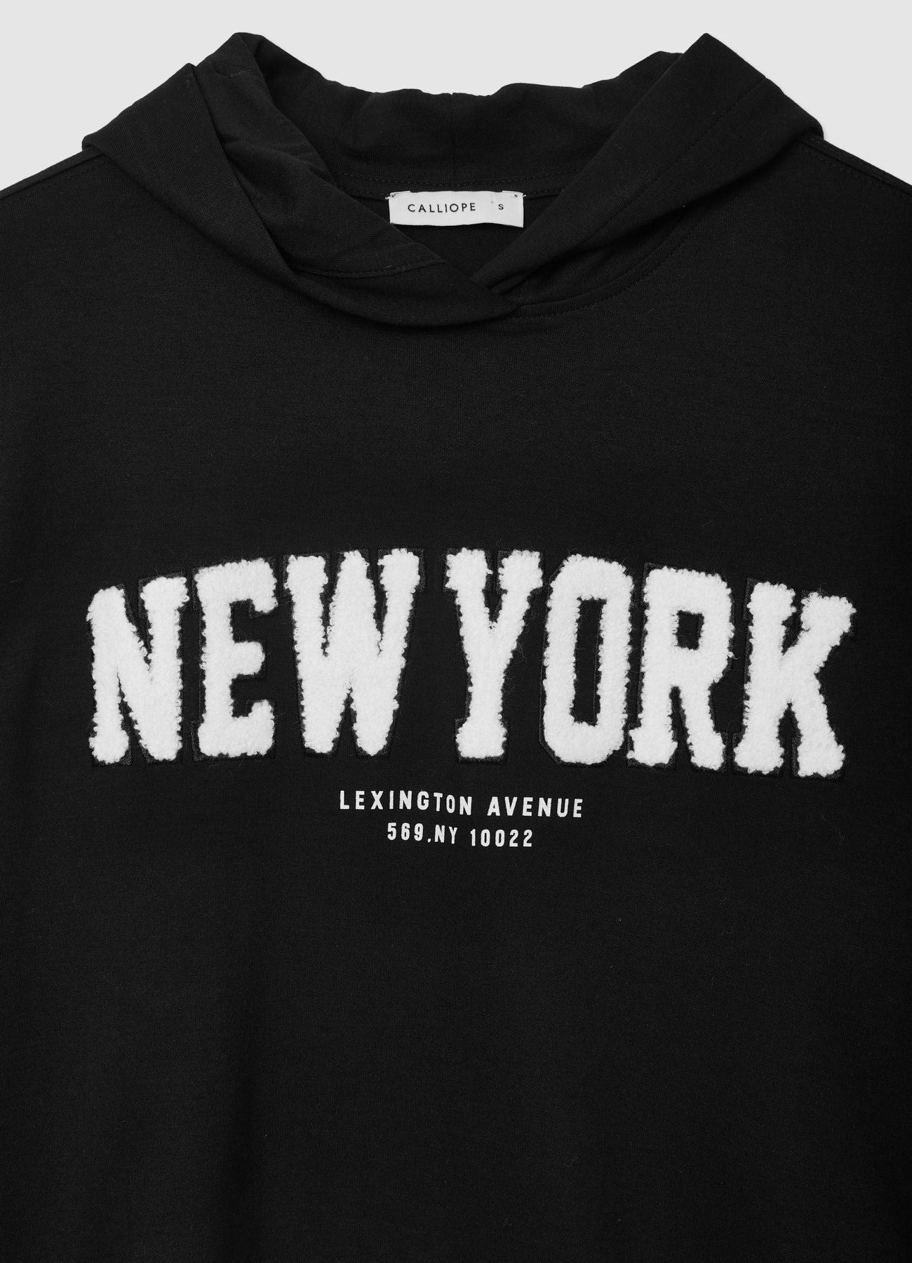 Felpa cappuccio scritta New York - Image 6
