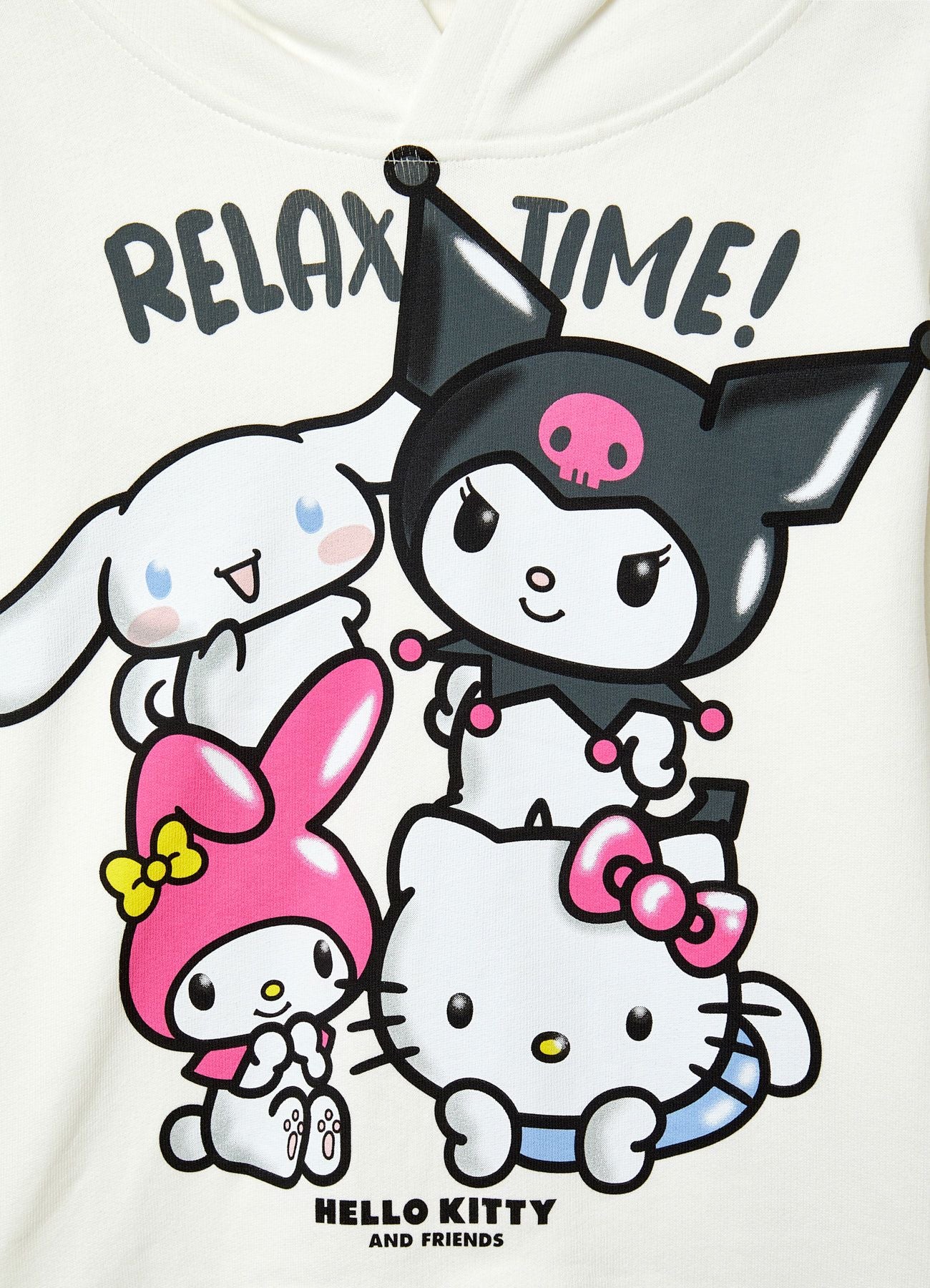 Felpa con cappuccio con stampa Hello Kitty and Friends - Image 3