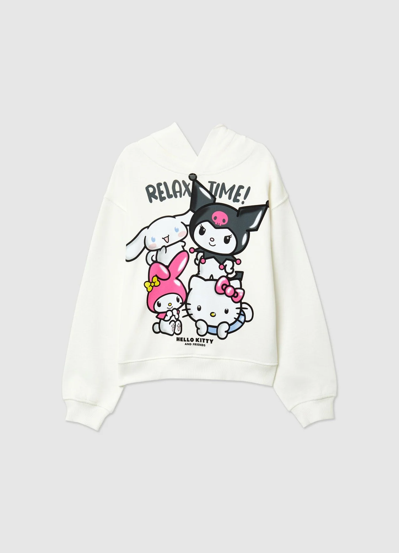 Felpa con cappuccio con stampa Hello Kitty and Friends - Image 4