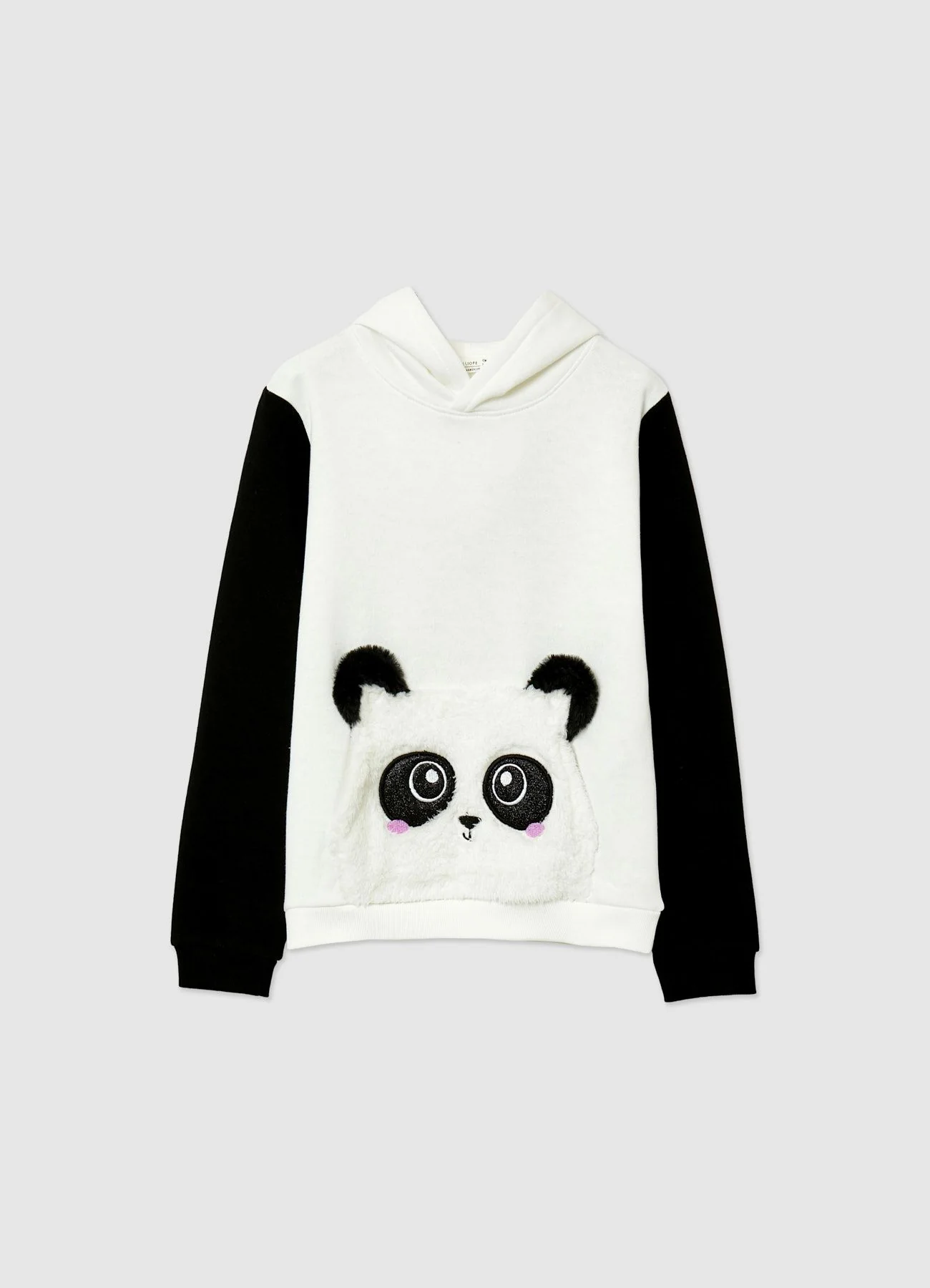 Felpa con cappuccio e tasca panda - Image 6