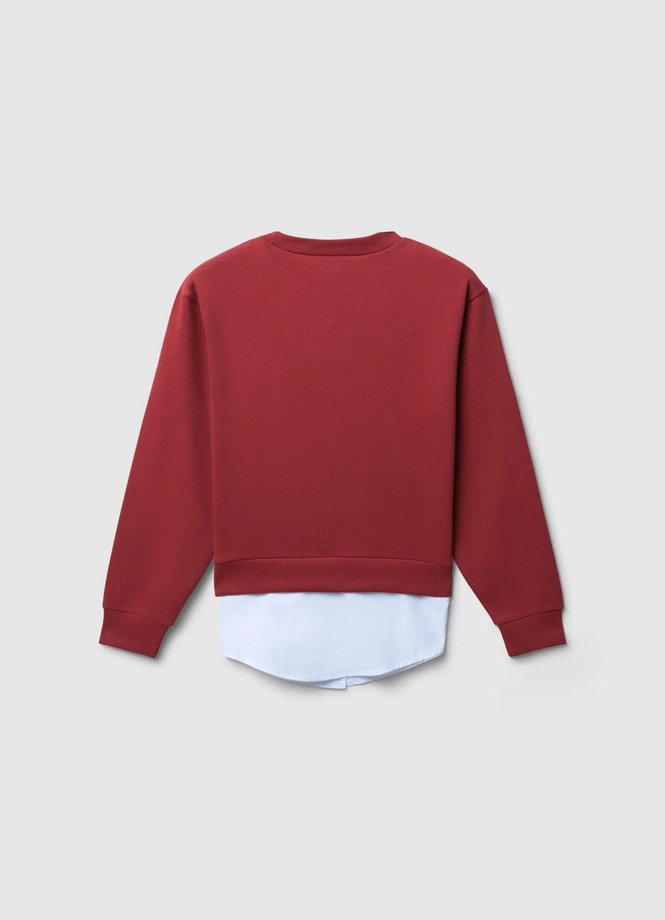 Felpa con collo camicia - Image 6