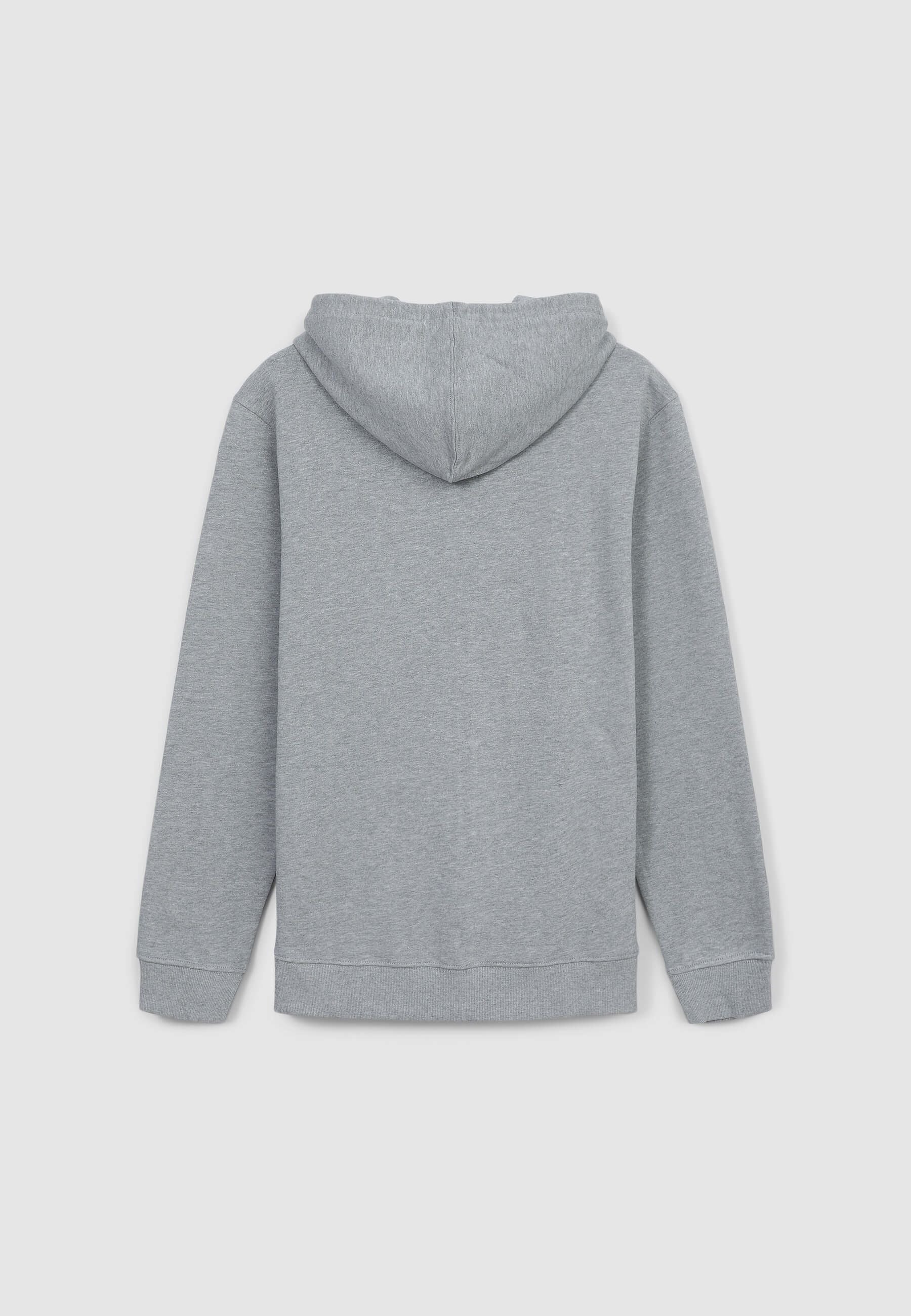 Felpa con zip e cappuccio