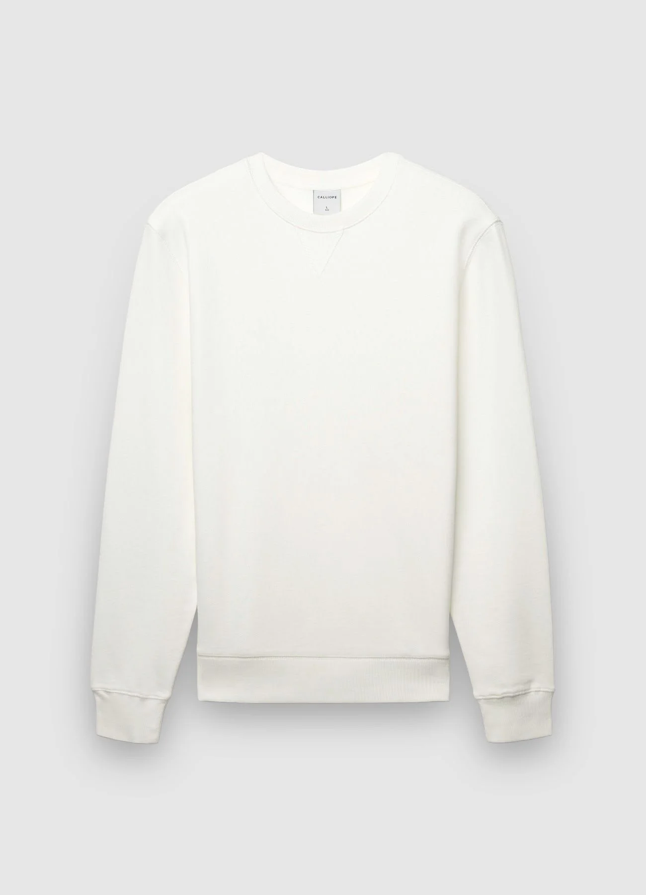 Felpa girocollo a tinta unita - Image 6