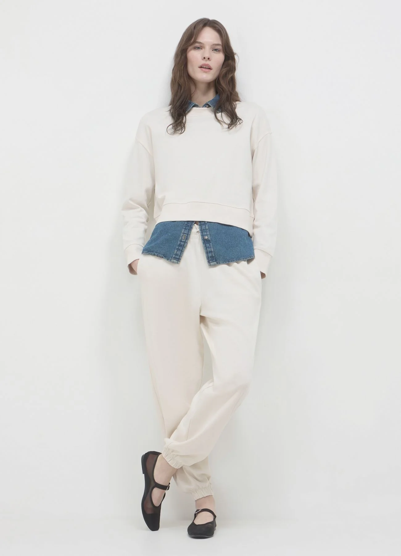 Felpa girocollo basic - Image 3