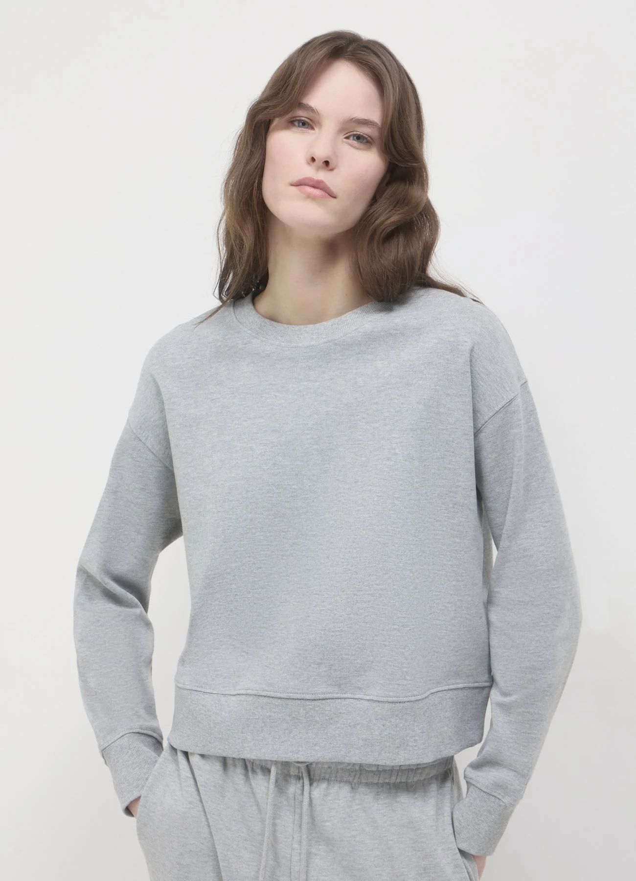 Felpa girocollo basic - Image 2