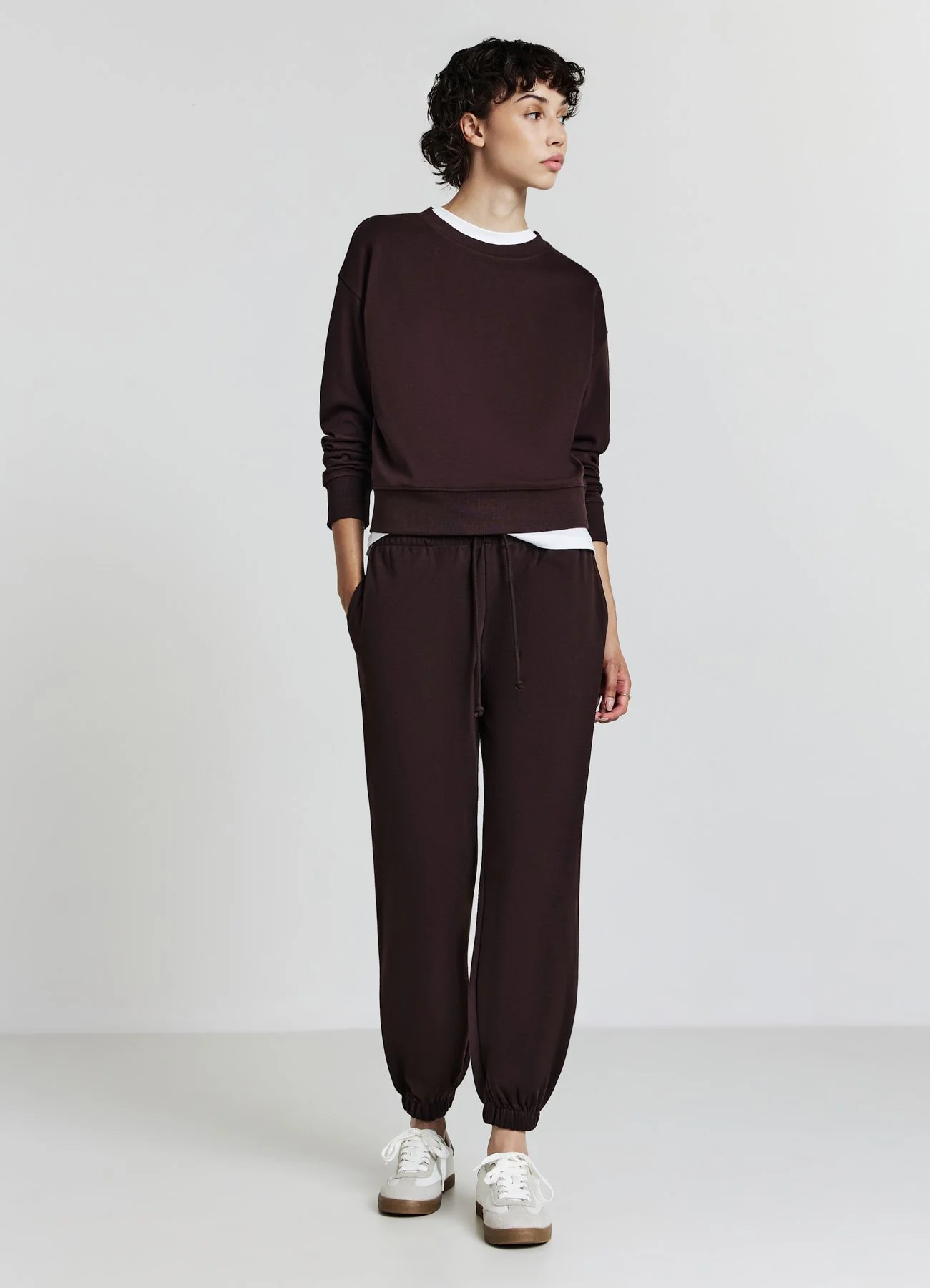 Felpa girocollo basic