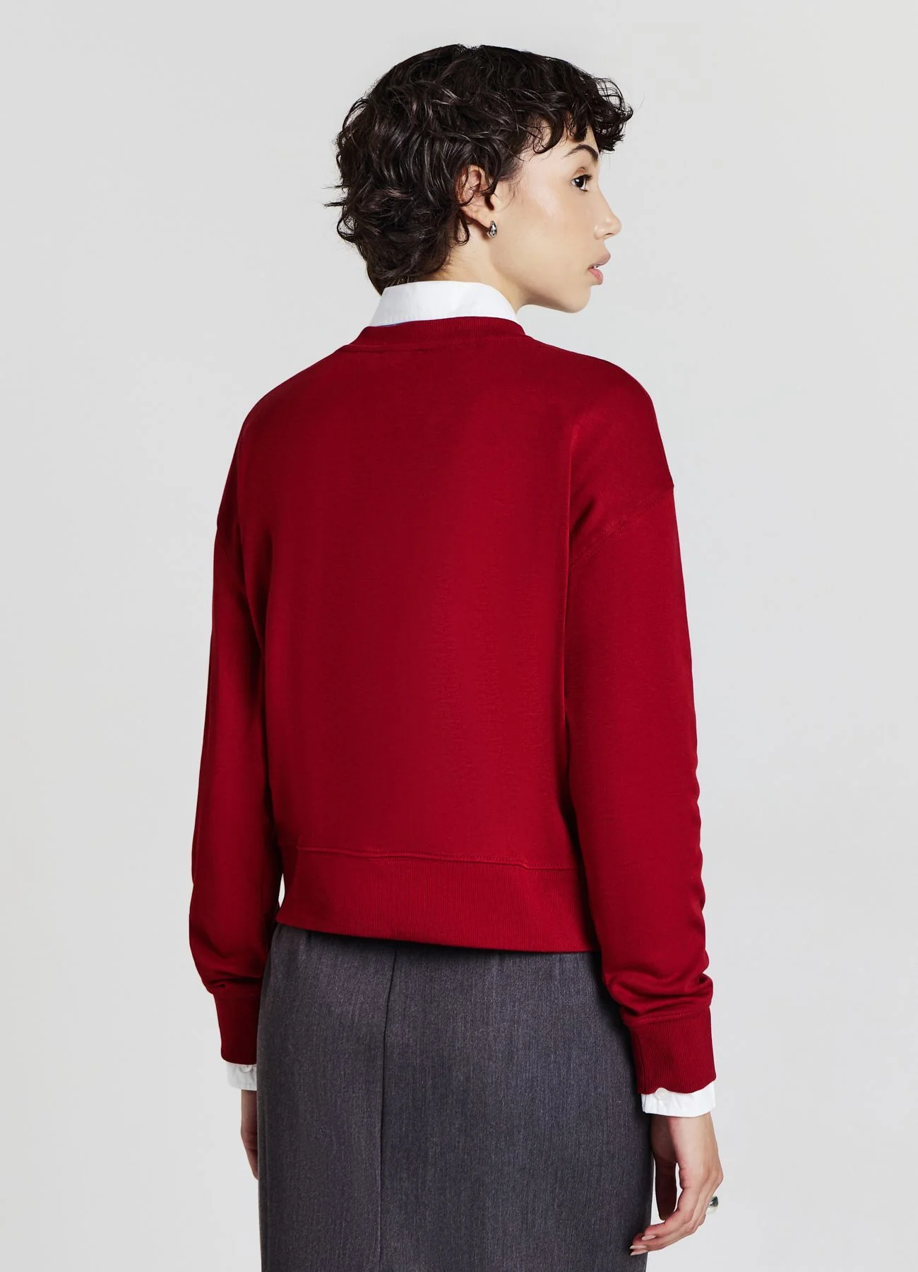 Felpa girocollo basic