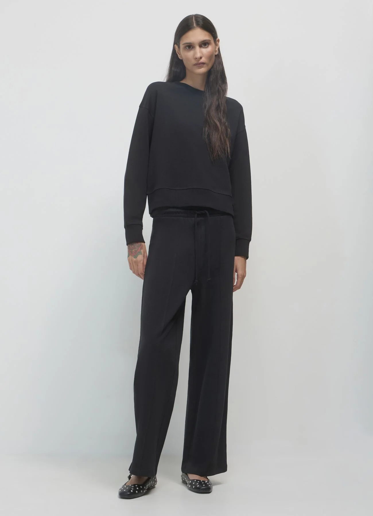 Felpa girocollo basic