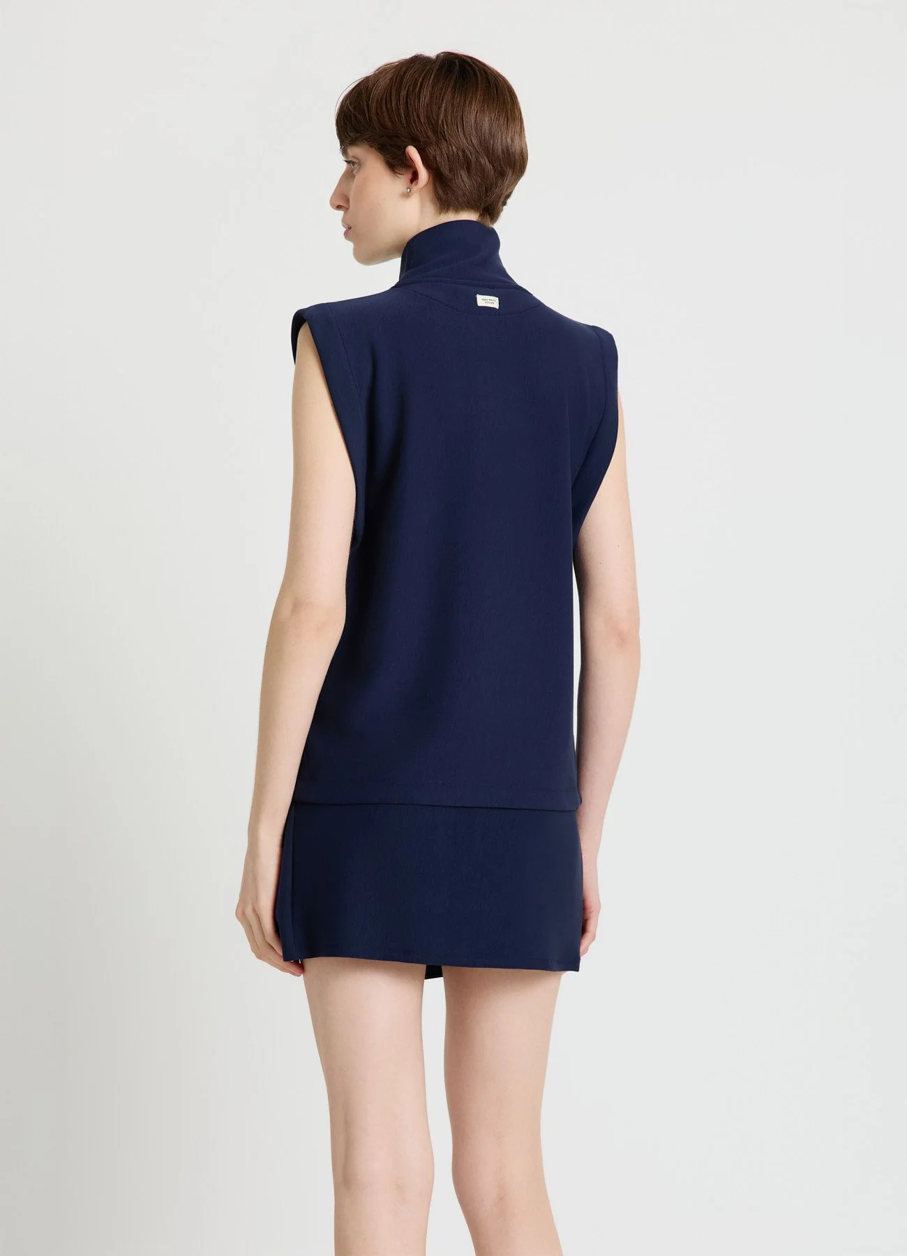 Felpa smanicata con half zip