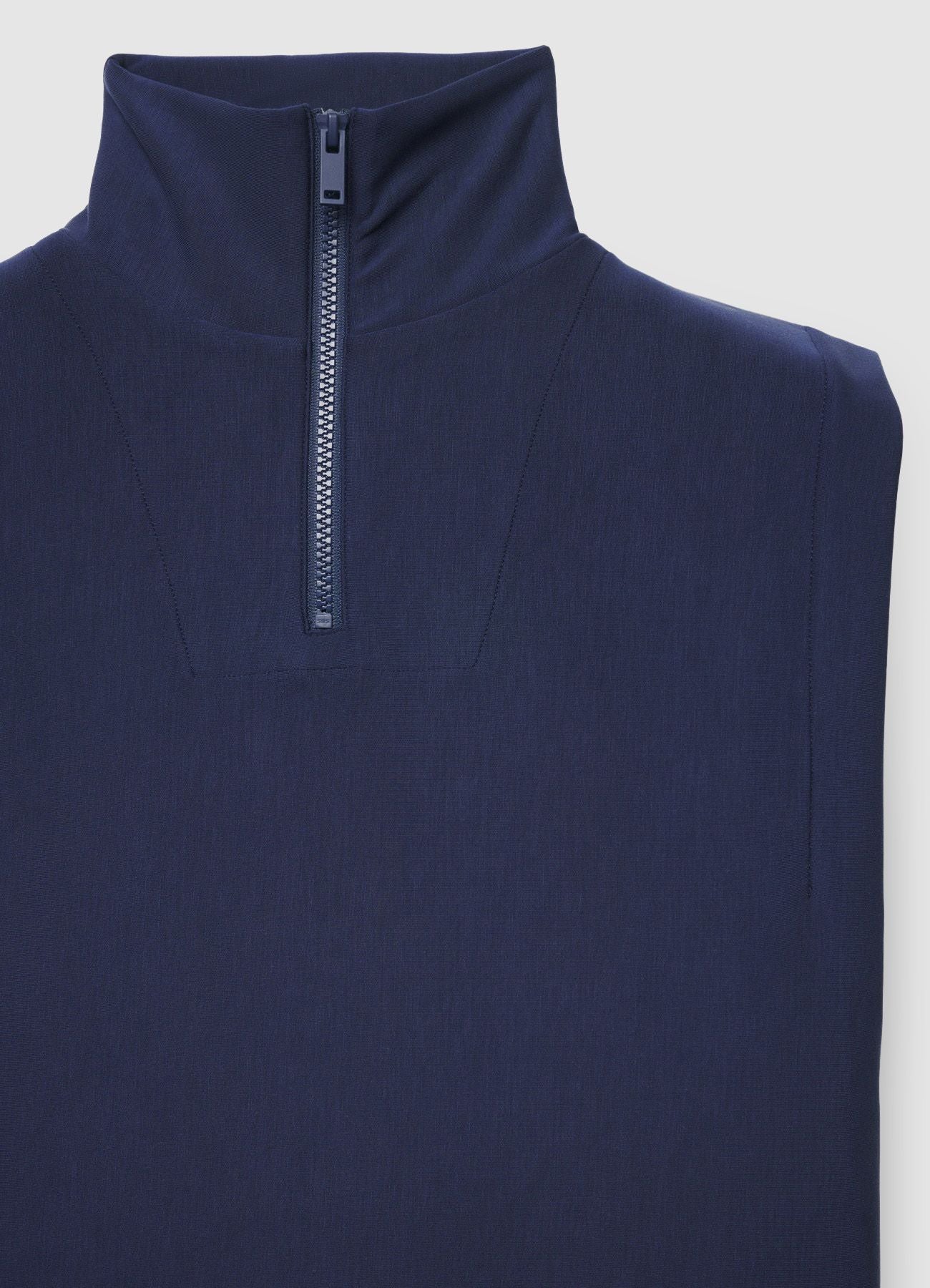Felpa smanicata con half zip - Image 5