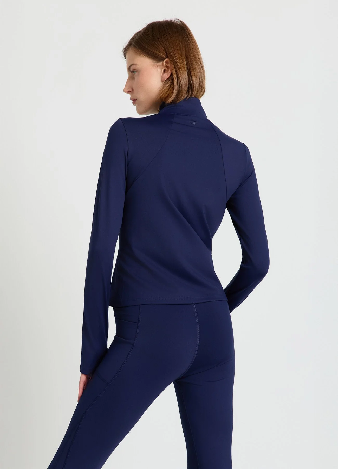 Felpa sportiva aderente con zip - Image 3