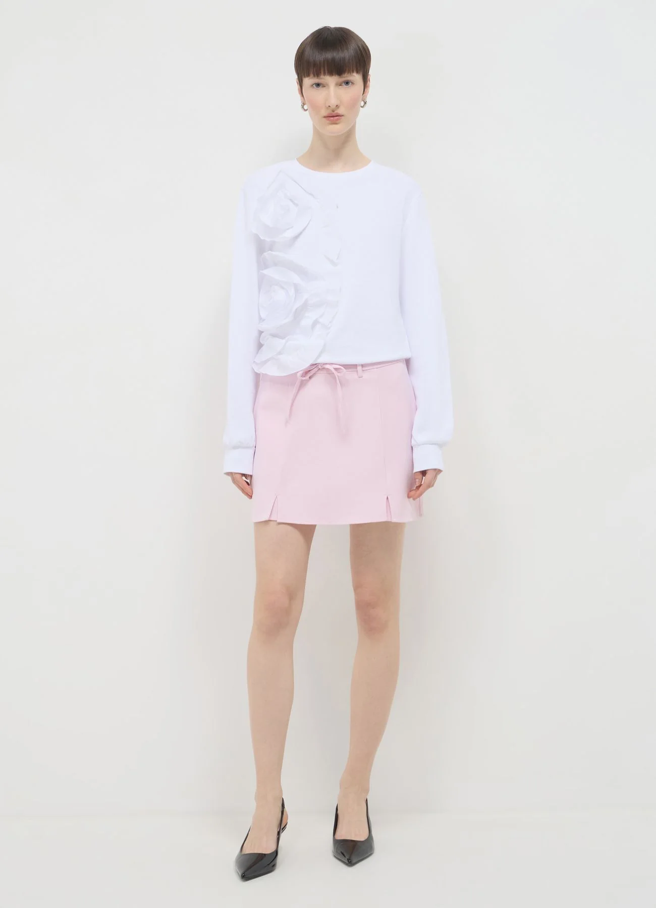 Felpa volant rosa - Image 3