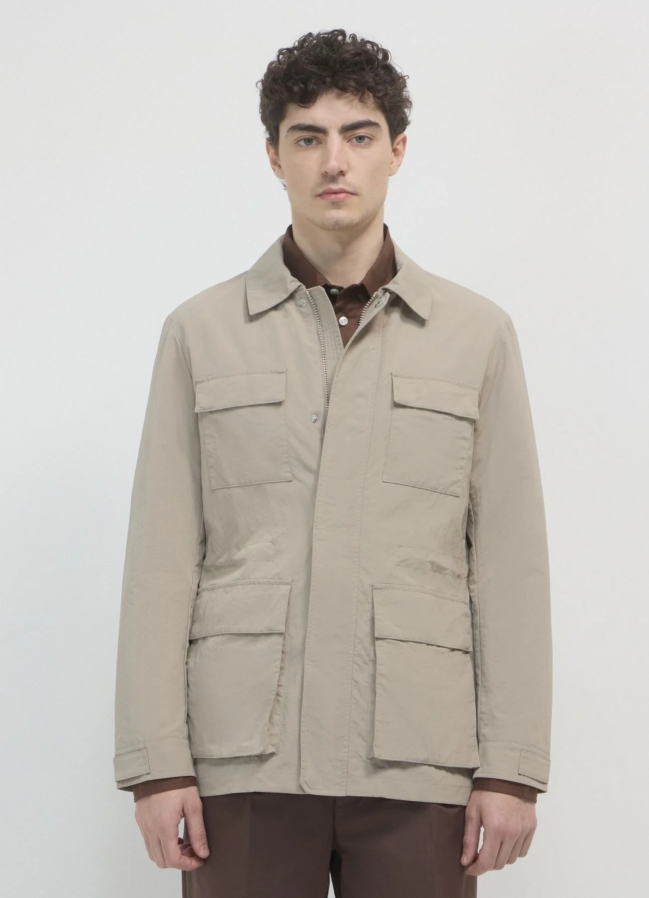 Field jacket tinta unita - Image 3