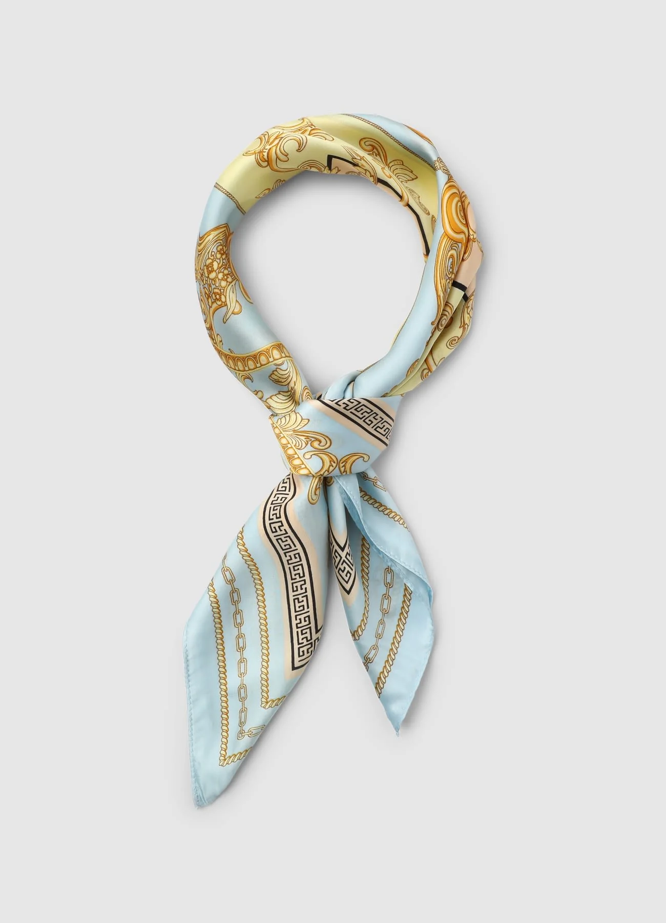 Foulard con stampa greca - Image 3