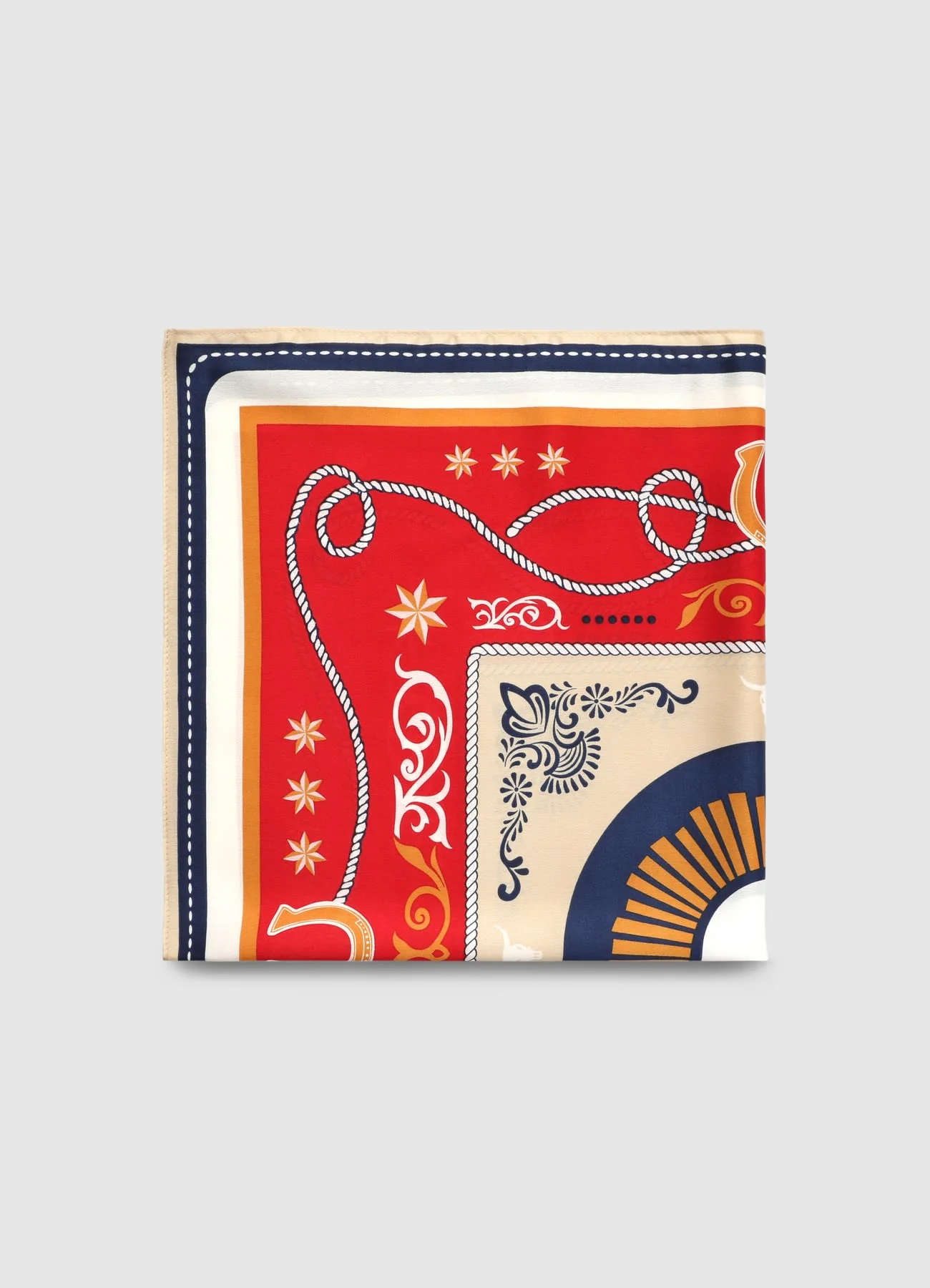 Foulard con stampa western - Image 2