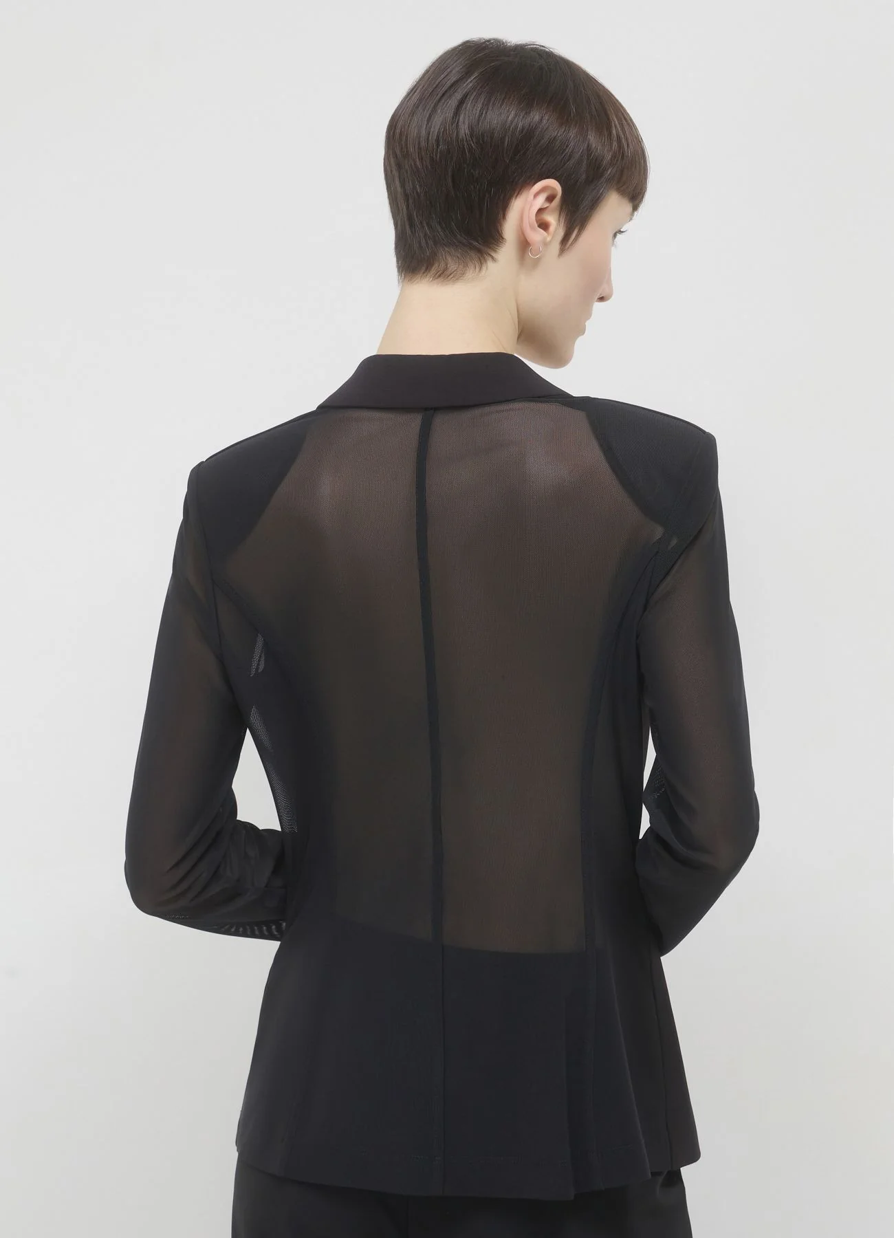 Giacca bitessuto tulle
