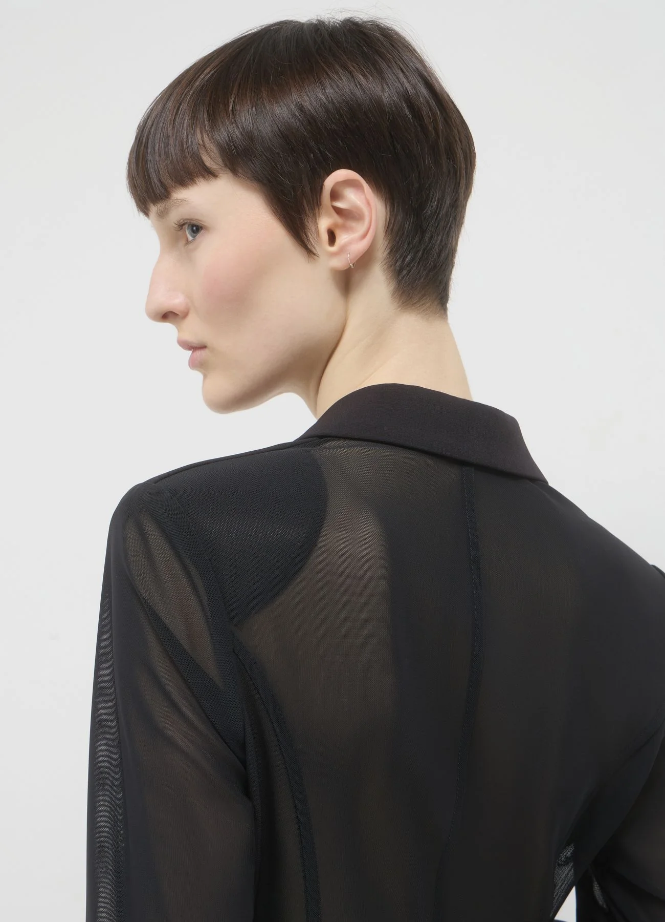 Giacca bitessuto tulle - Image 2
