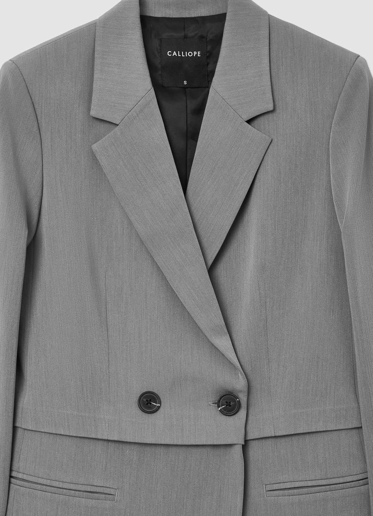 Giacca doppiopetto melange - Image 7