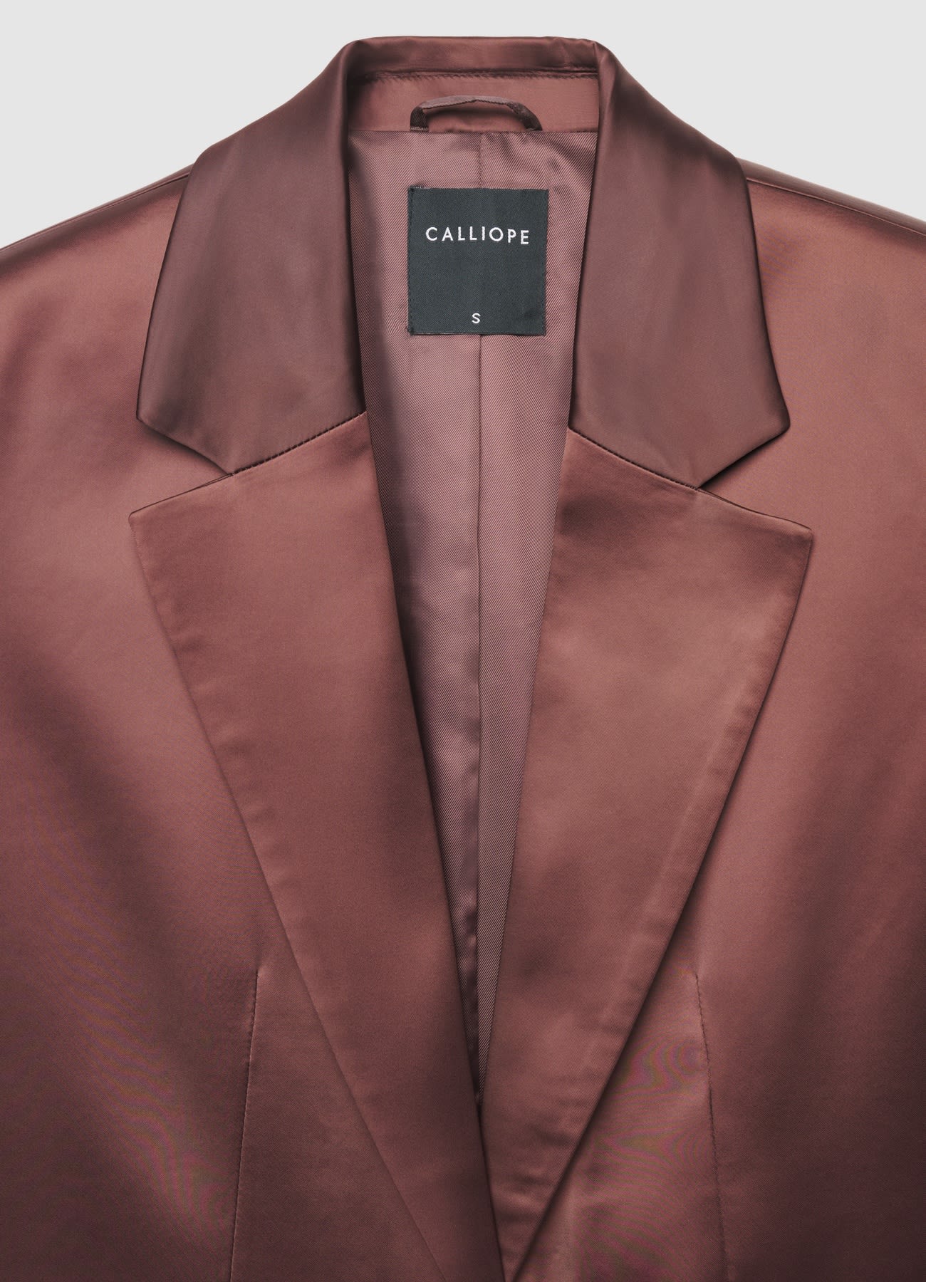 Giacca monopetto in simil satin - Image 4