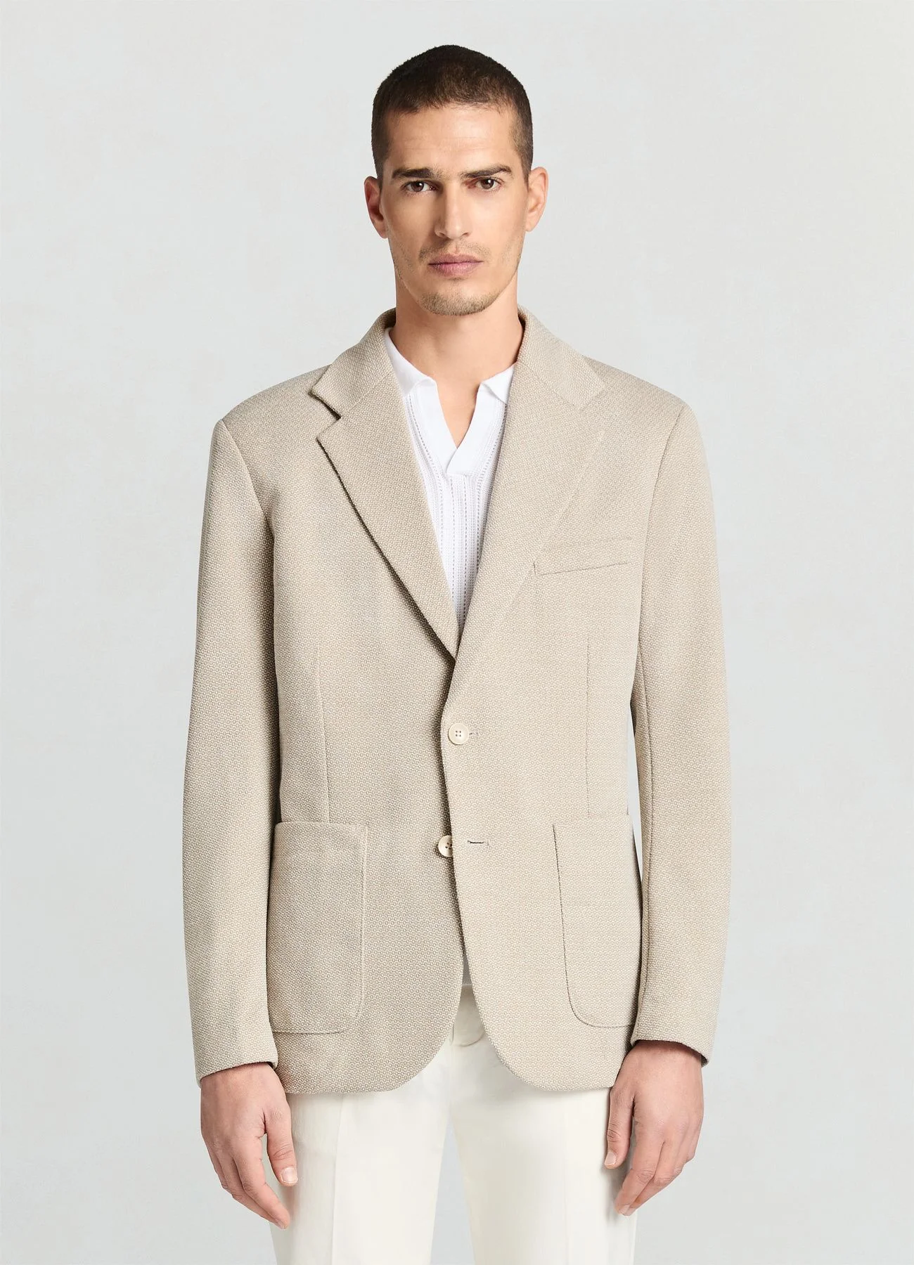 Giacca monopetto jacquard - Image 2