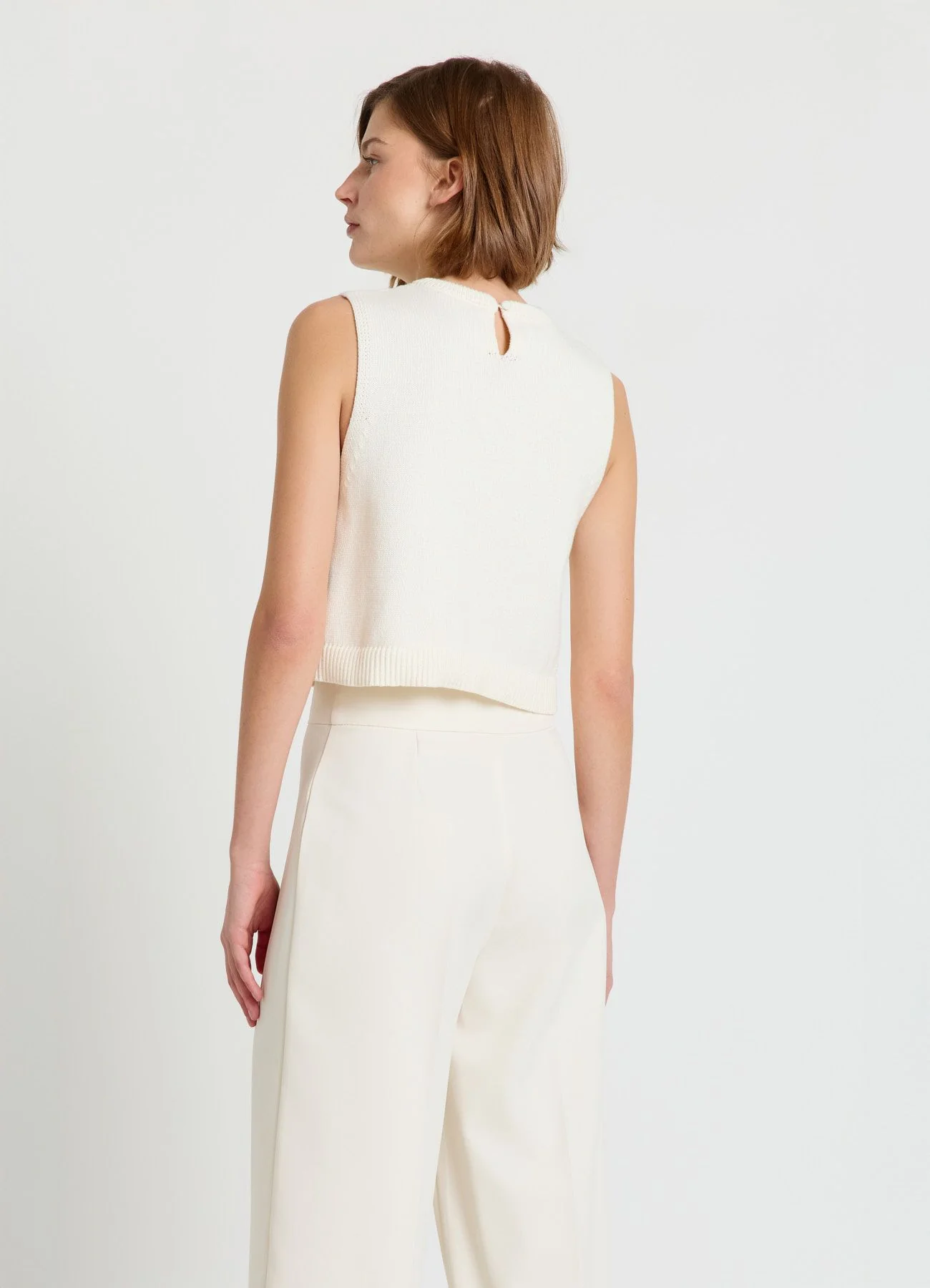 Gilet con applicazioni al collo - Image 2