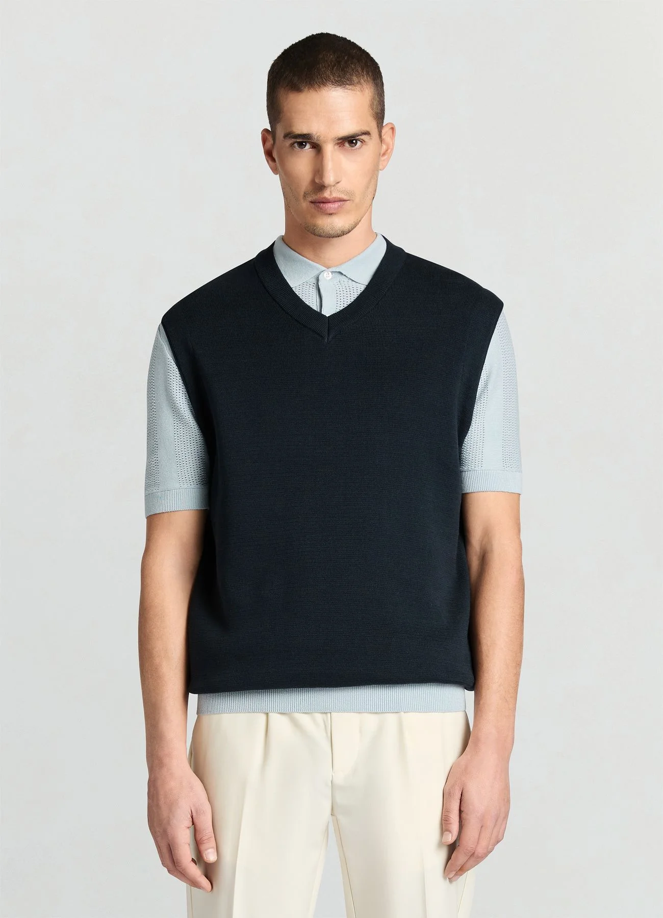Gilet con scollo a V - Image 3