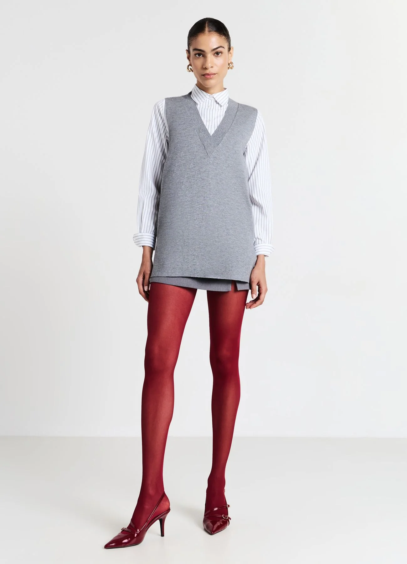 Gilet con scollo a V - Image 3