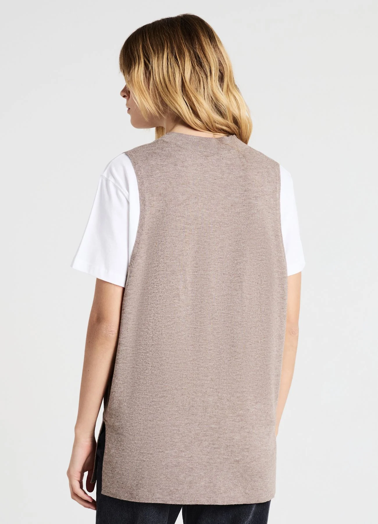 Gilet con scollo a V - Image 3
