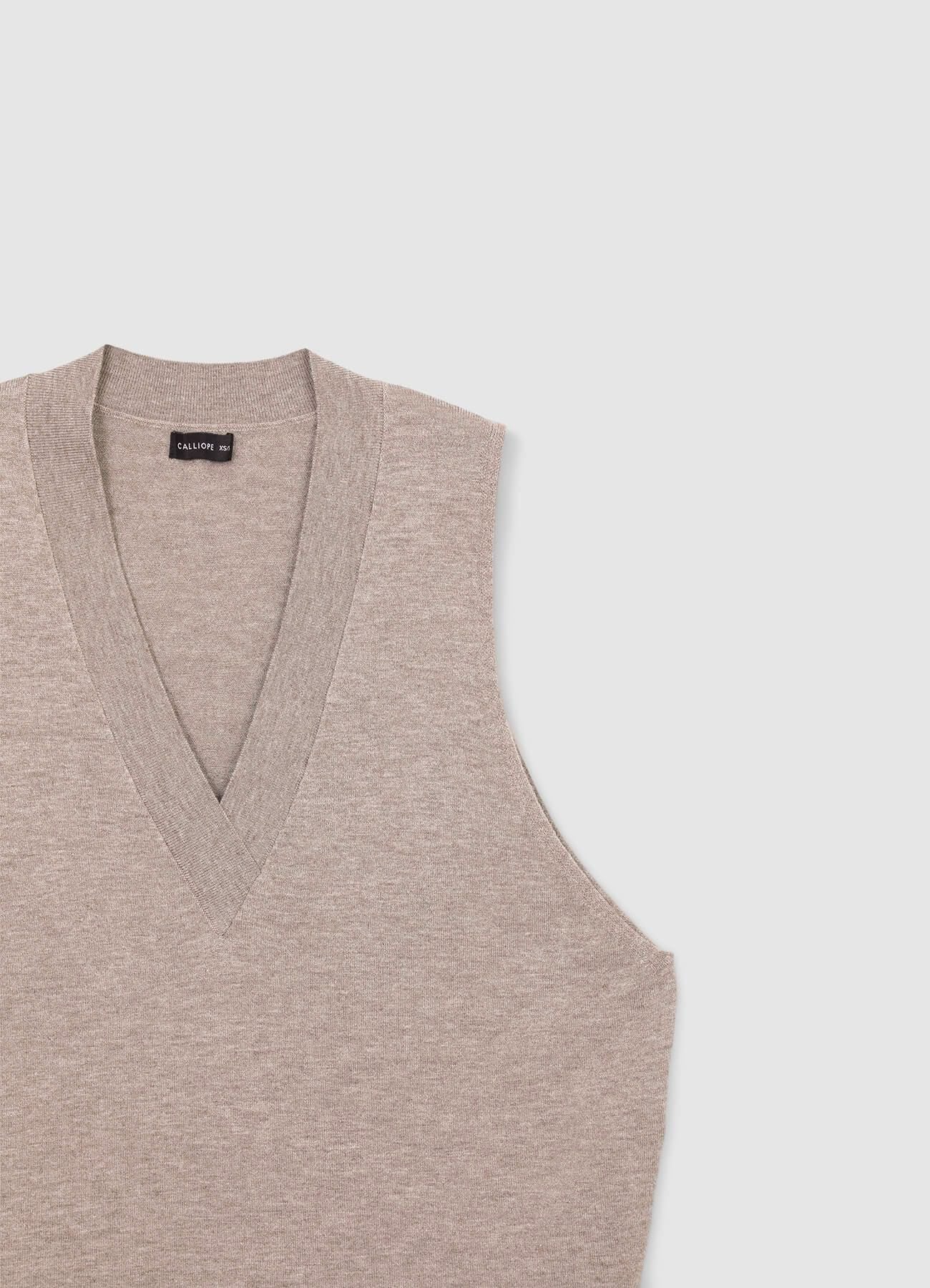 Gilet con scollo a V - Image 5