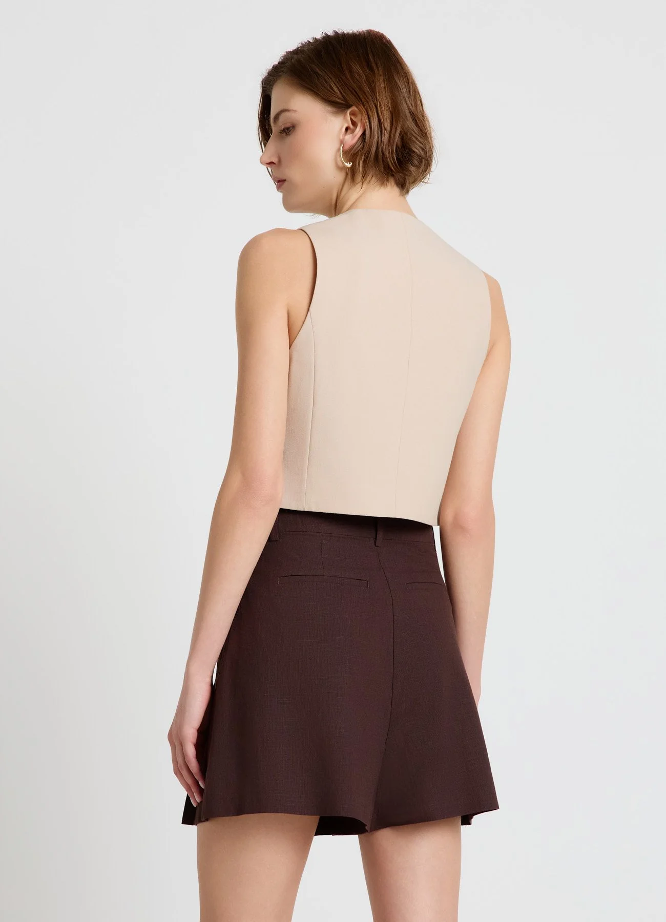 Gilet corto con bottoni - Image 3