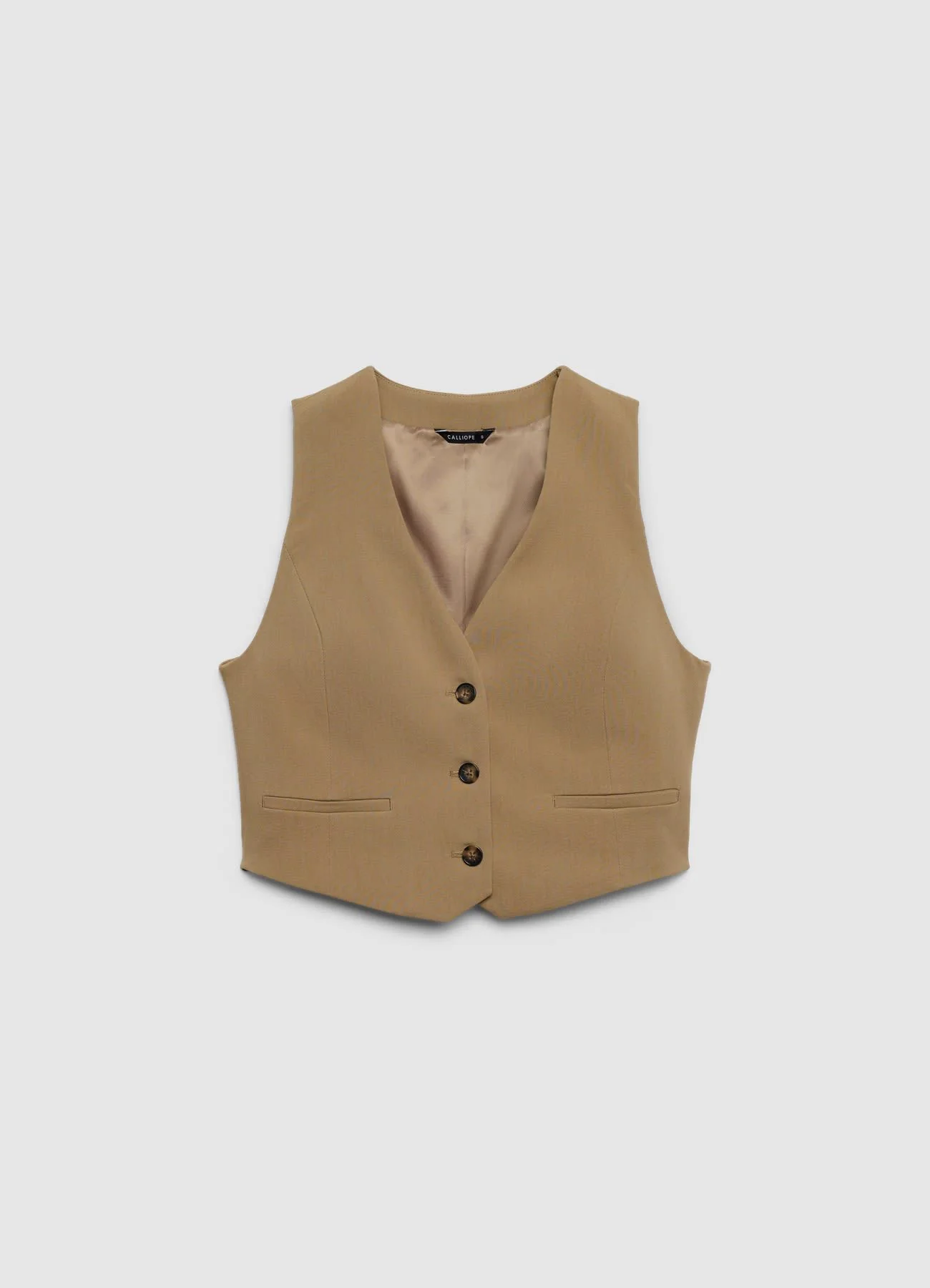 Gilet corto con bottoni - Image 5