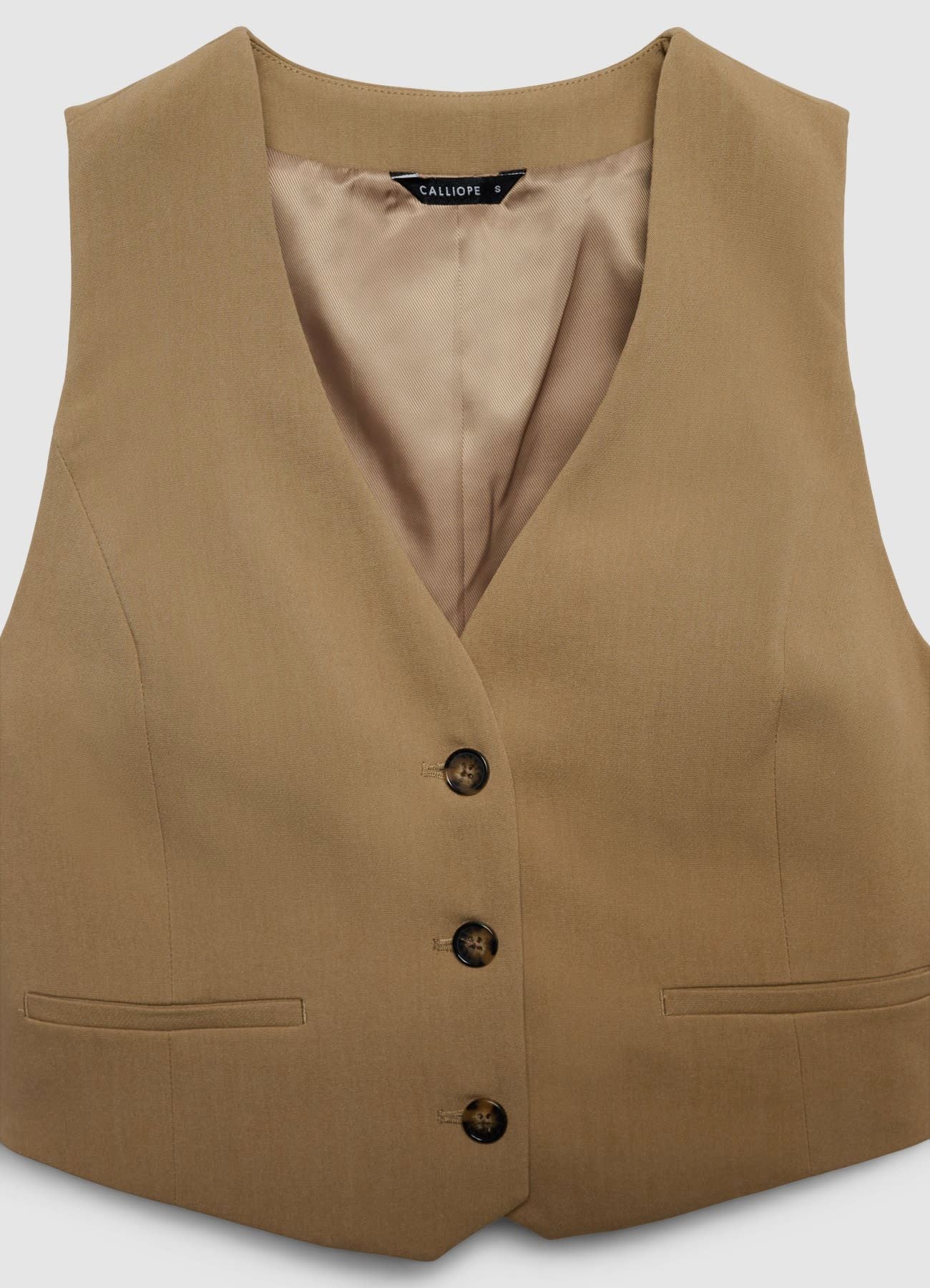 Gilet corto con bottoni - Image 6