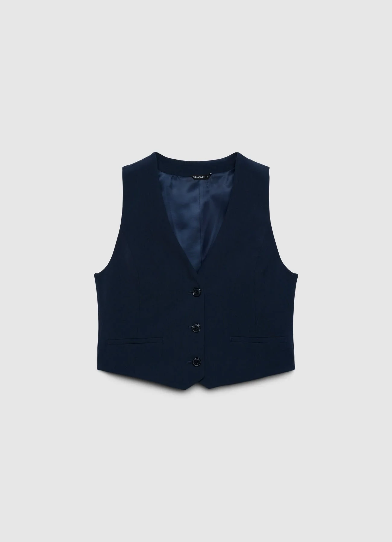 Gilet corto con bottoni - Image 5