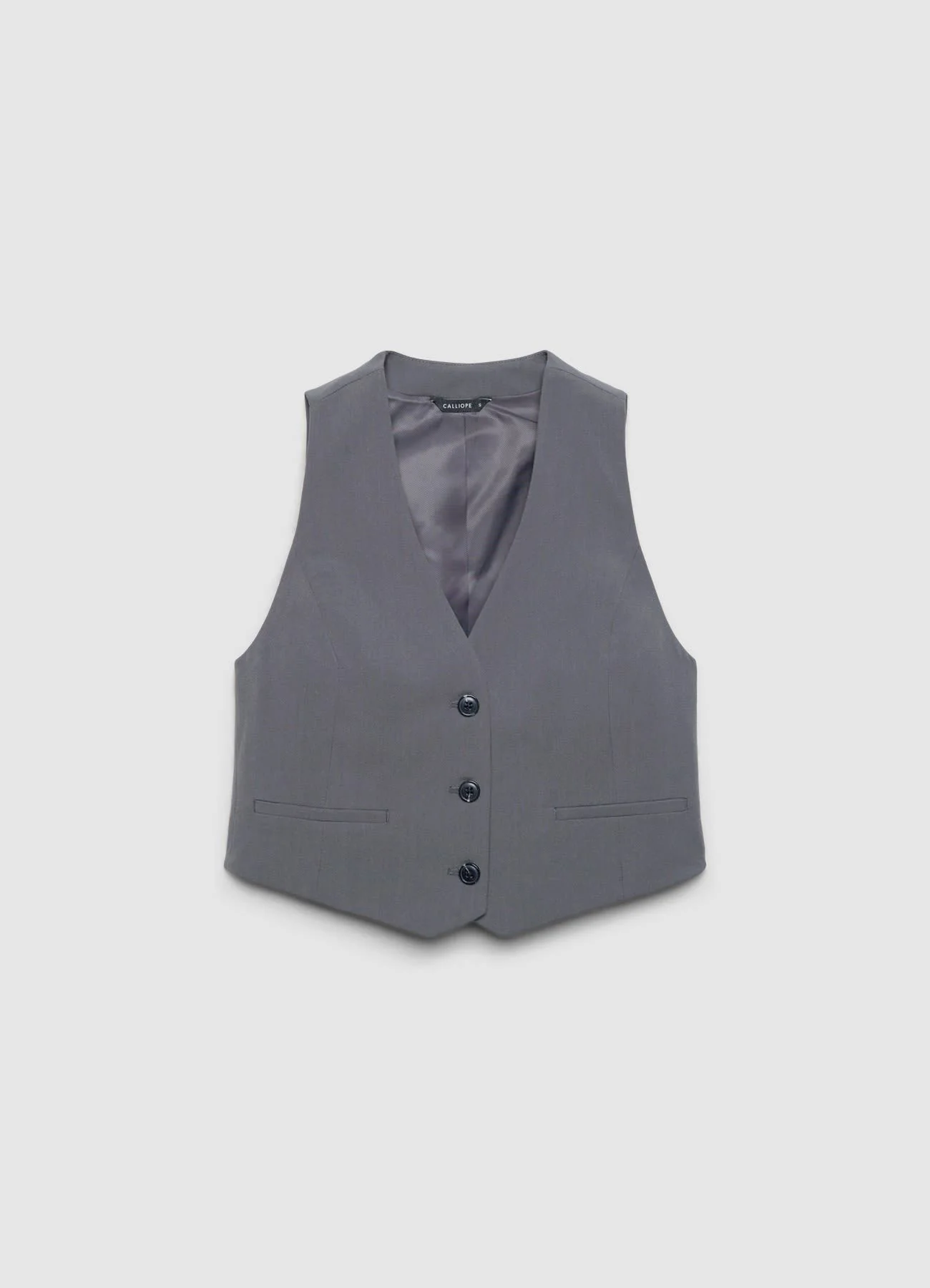 Gilet corto con bottoni - Image 4