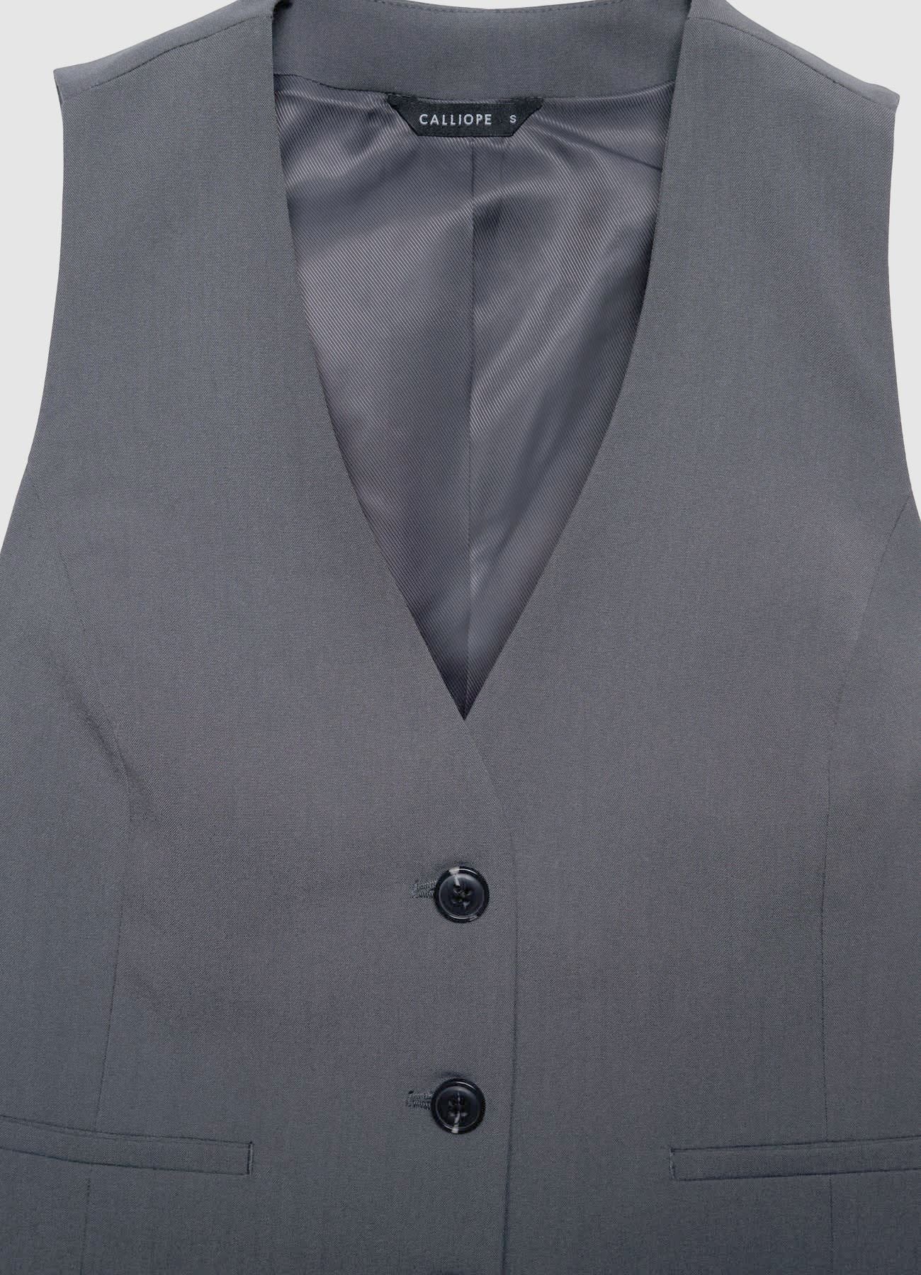 Gilet corto con bottoni - Image 6