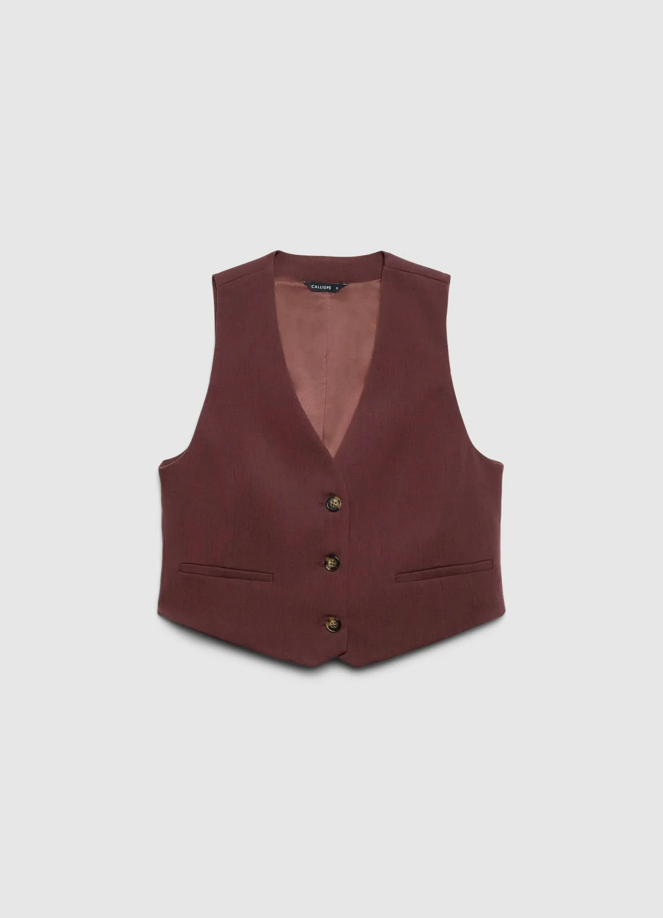 Gilet corto con bottoni - Image 6