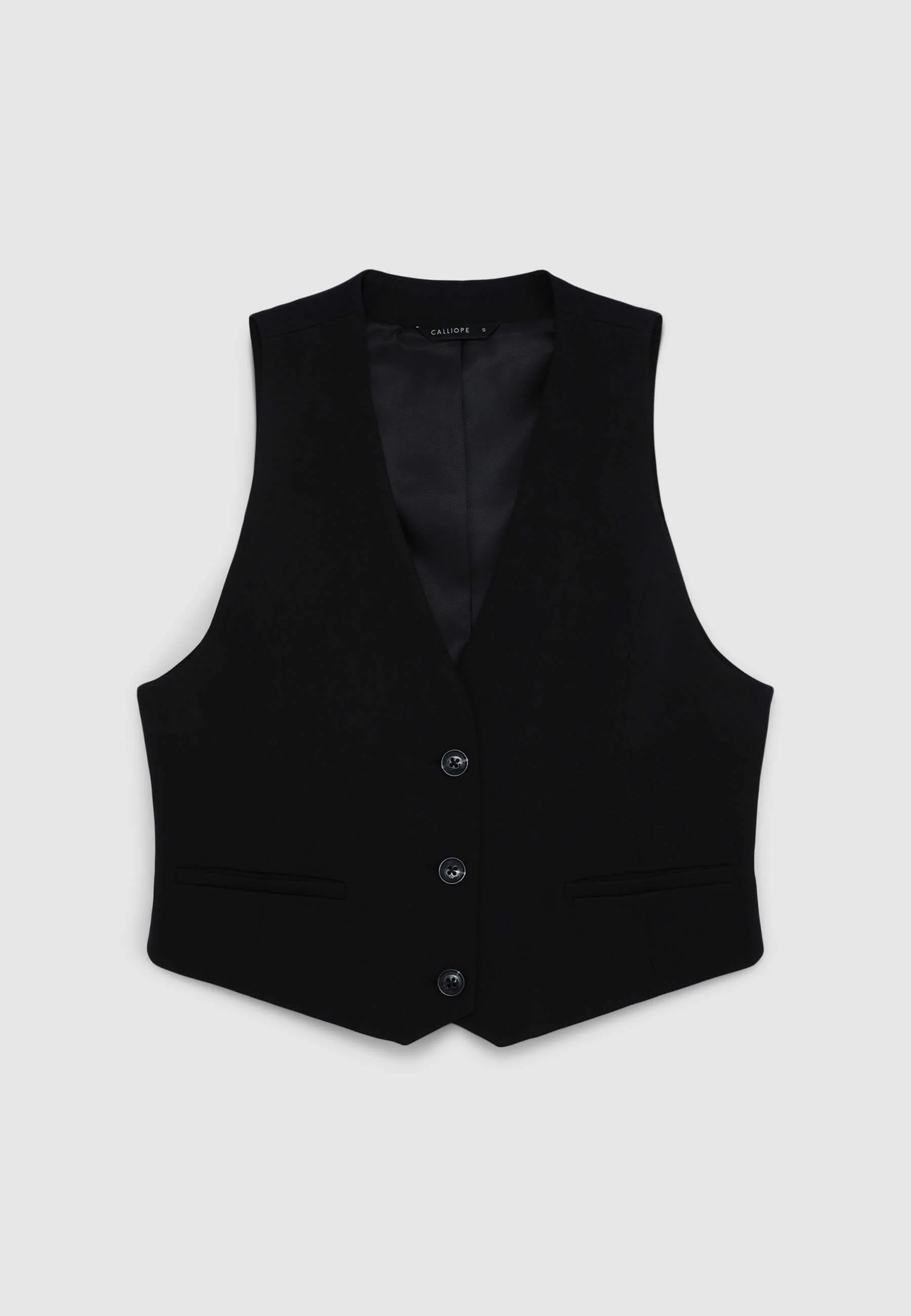 Gilet crop tinta unita - Image 7