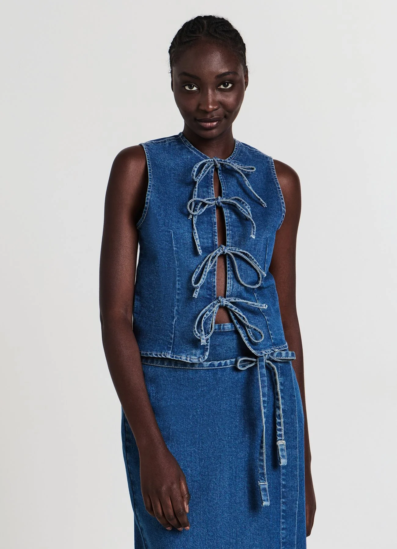 Gilet denim fiocchi - Image 3