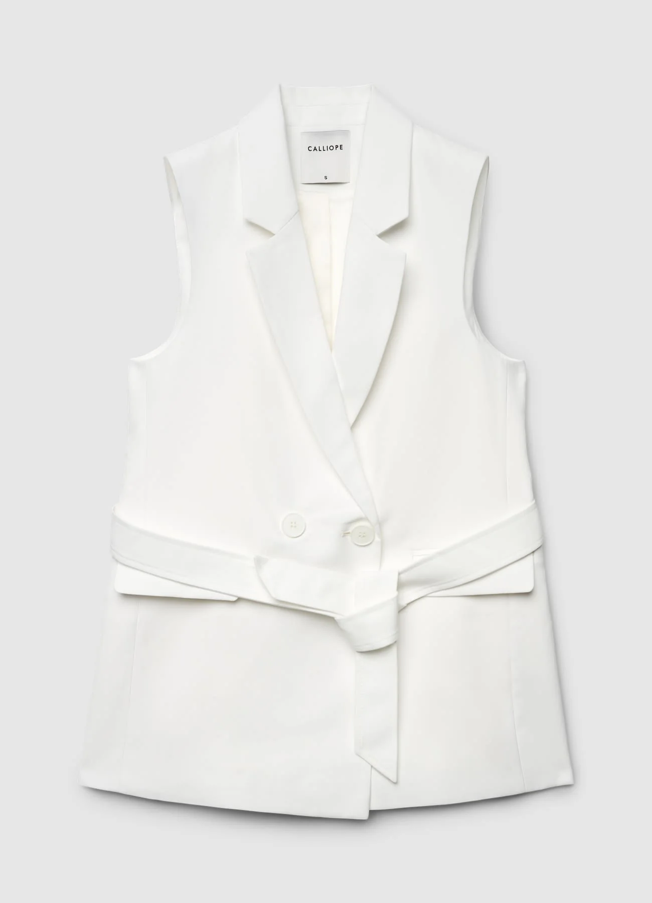 Gilet doppiopetto con fusciacca - Image 7