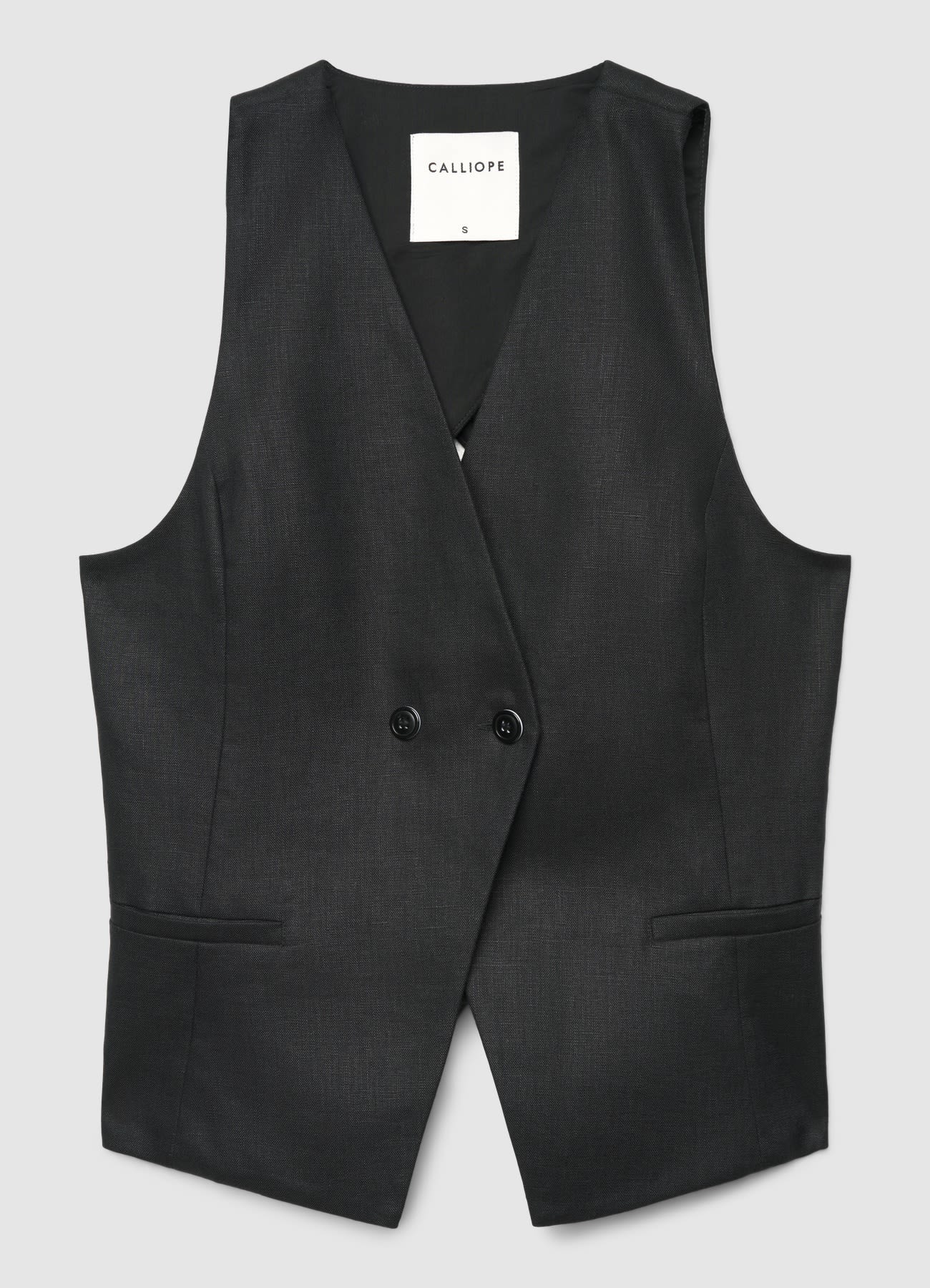 Gilet doppiopetto con lacci sul retro - Image 5