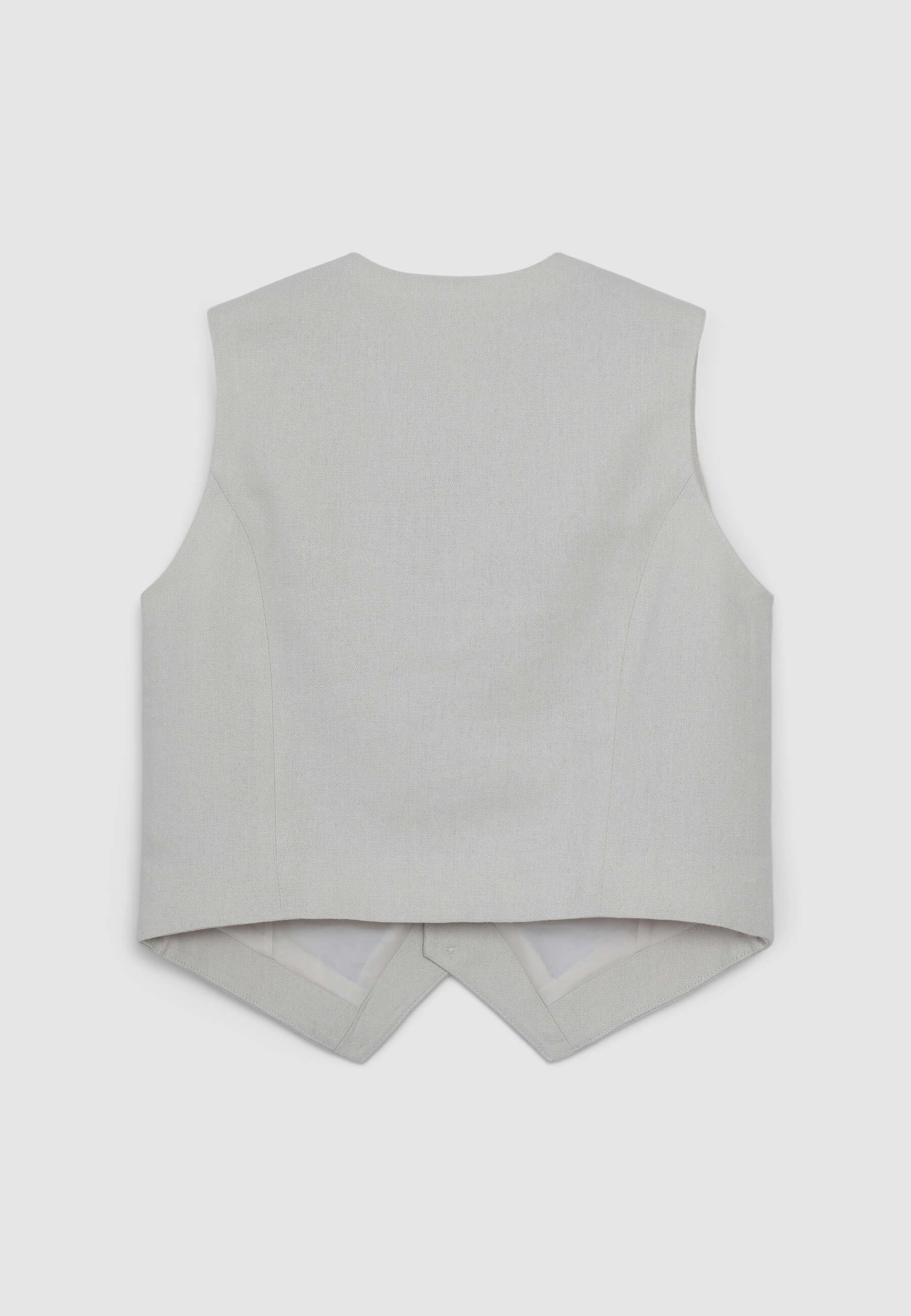 Gilet elegante misto lino - Image 5