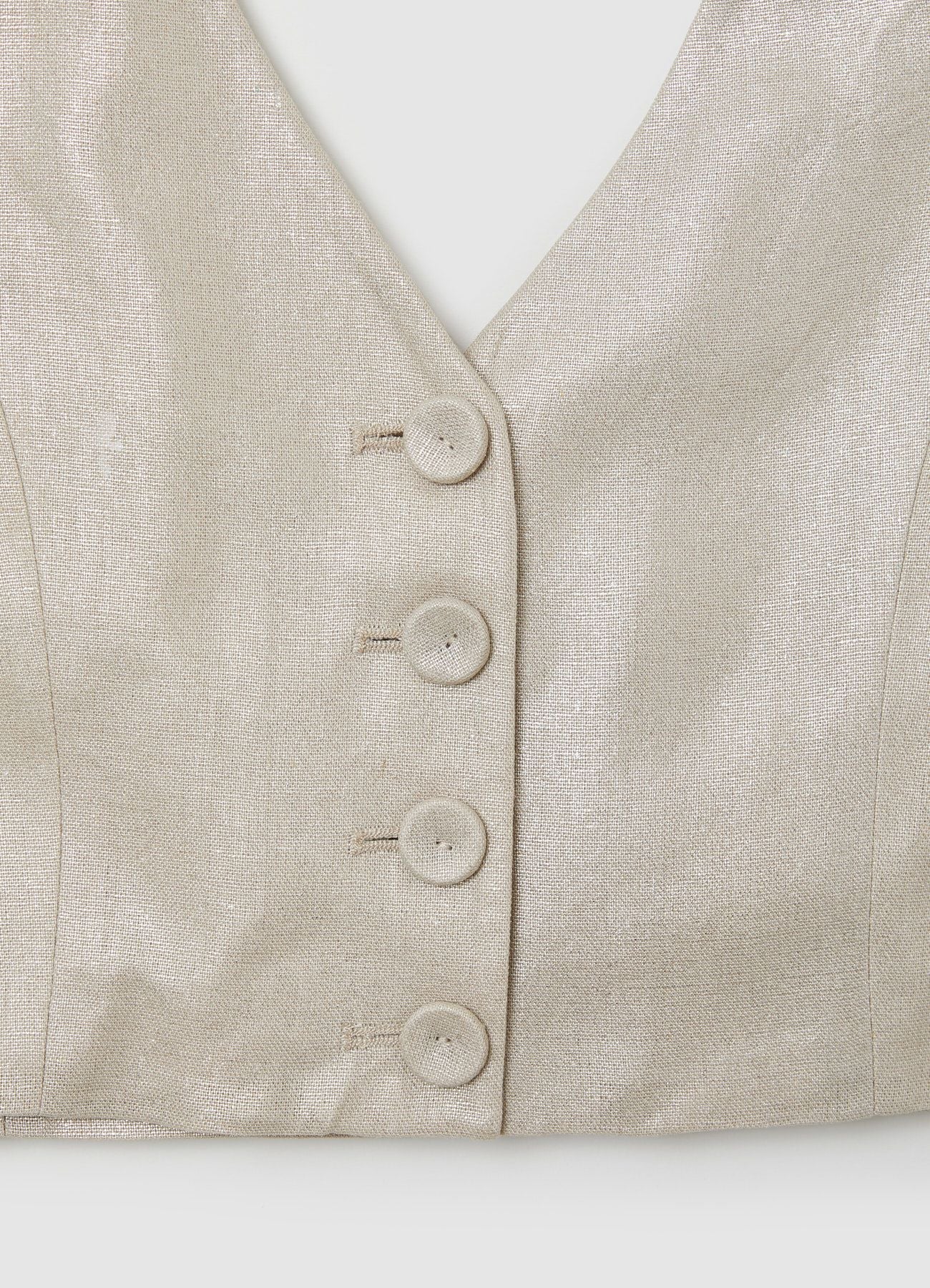 Gilet halterneck laminato - Image 6