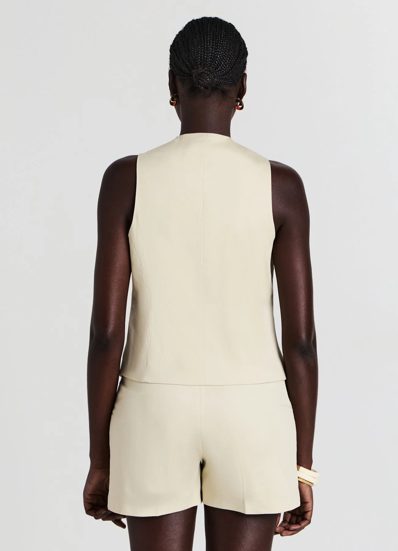 Gilet in cotone rasatello