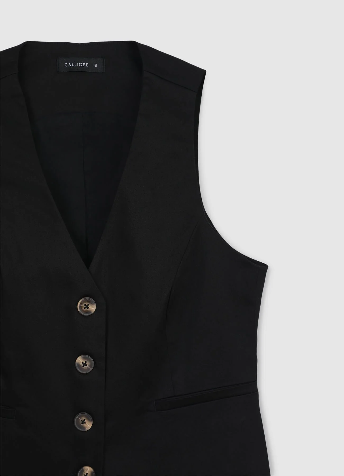 Gilet in cotone rasatello - Image 5