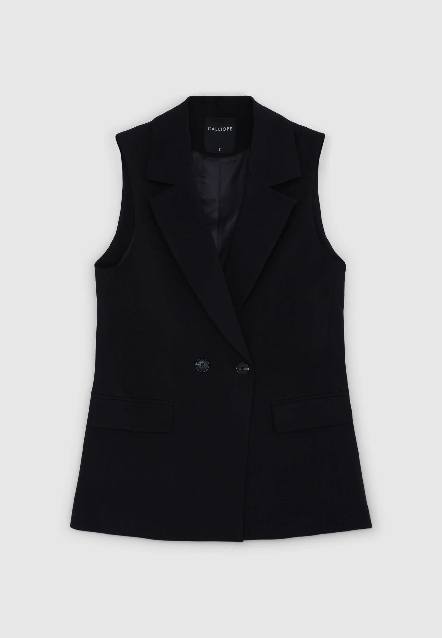 Gilet lungo doppiopetto - Image 5