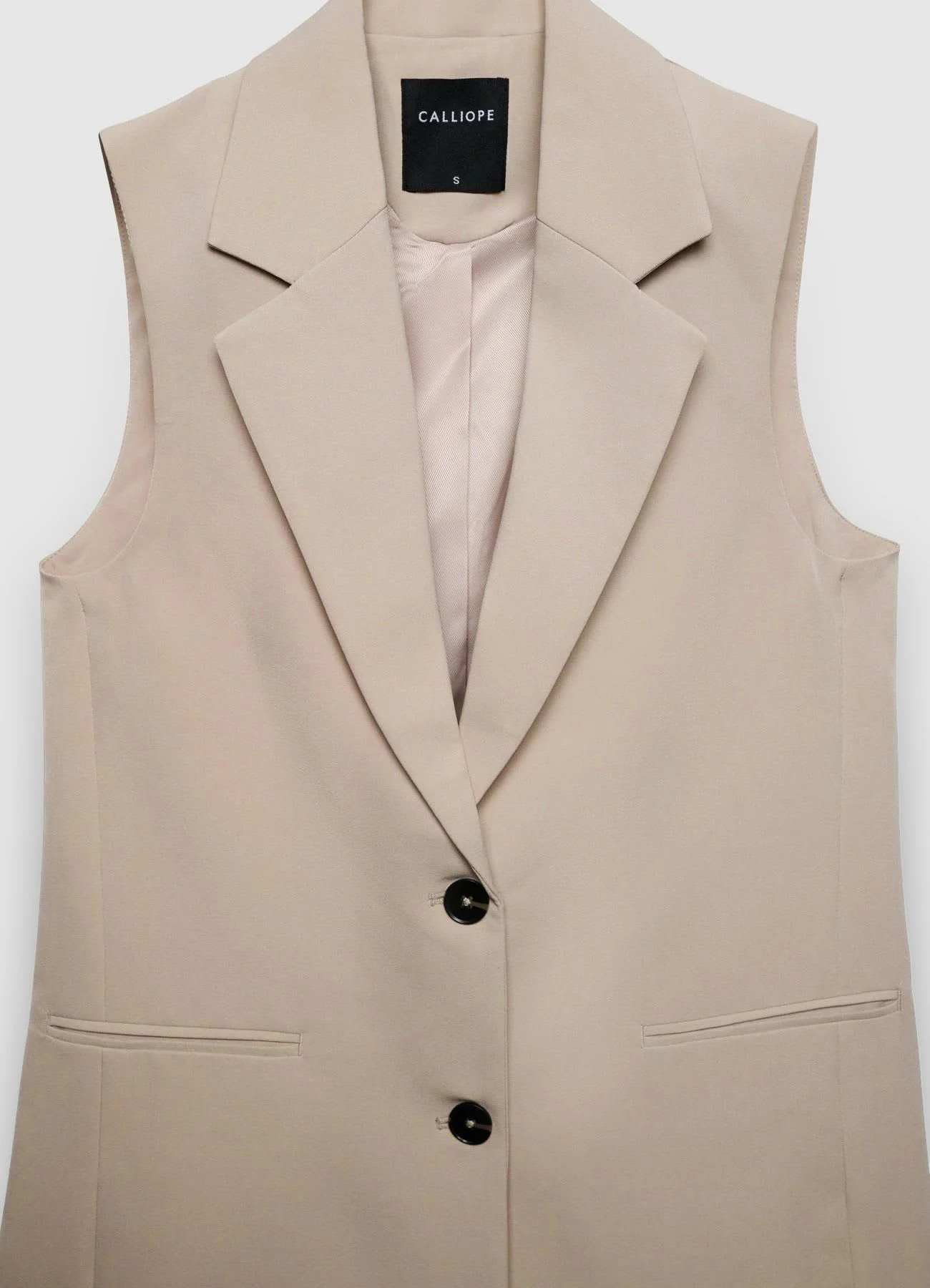 Gilet lungo monopetto - Image 4