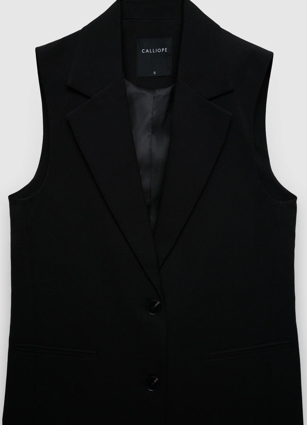 Gilet lungo monopetto - Image 5