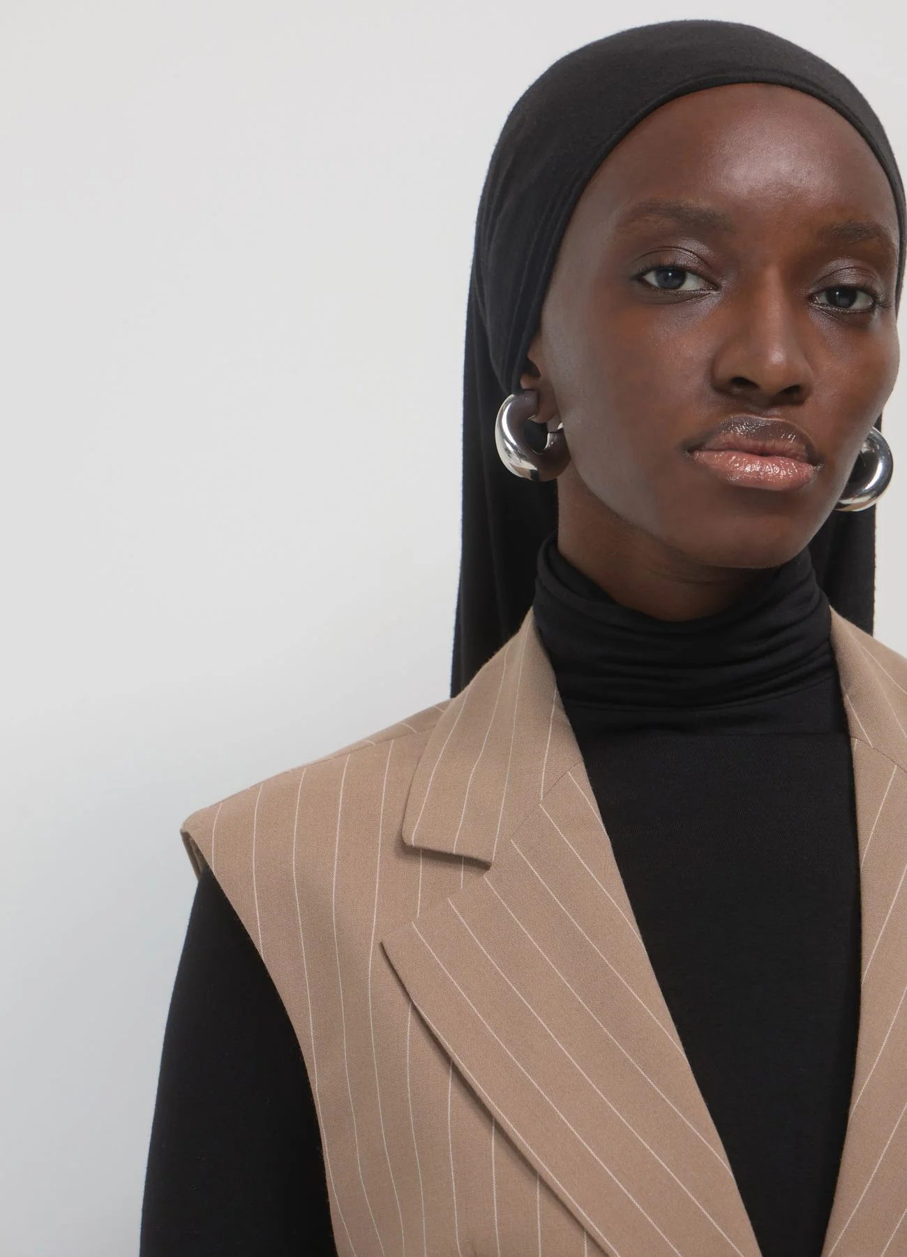 Gilet monopetto gessato - Image 3