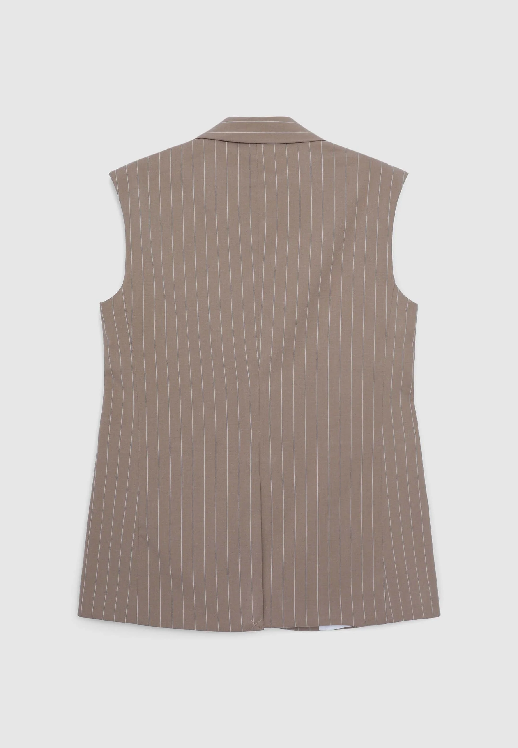 Gilet monopetto gessato - Image 7